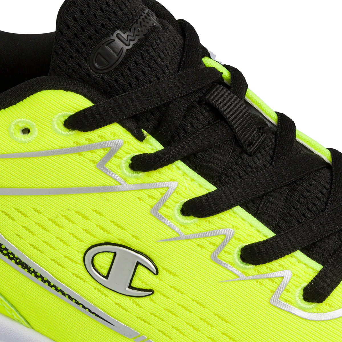 Scarpe da ginnastica giallo fluo da ragazzo con dettagli neri Champion Nimble B GS - Image 6