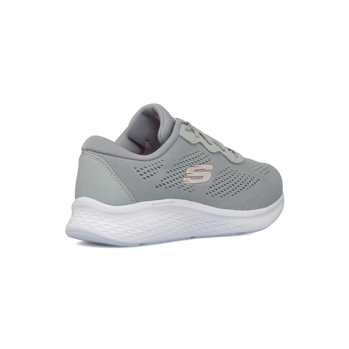 Scarpe da ginnastica grigie da donna con sottopiede Memory Foam Skechers Skech-Lite Pro - Perfect Ti - Image 3