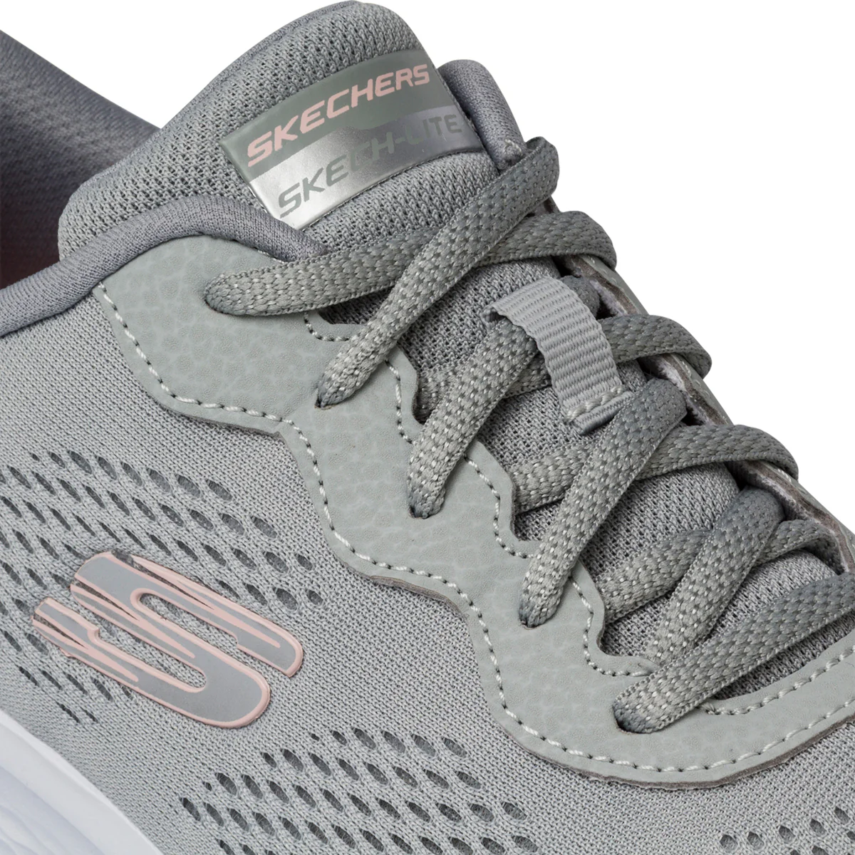 Scarpe da ginnastica grigie da donna con sottopiede Memory Foam Skechers Skech-Lite Pro - Perfect Ti - Image 6
