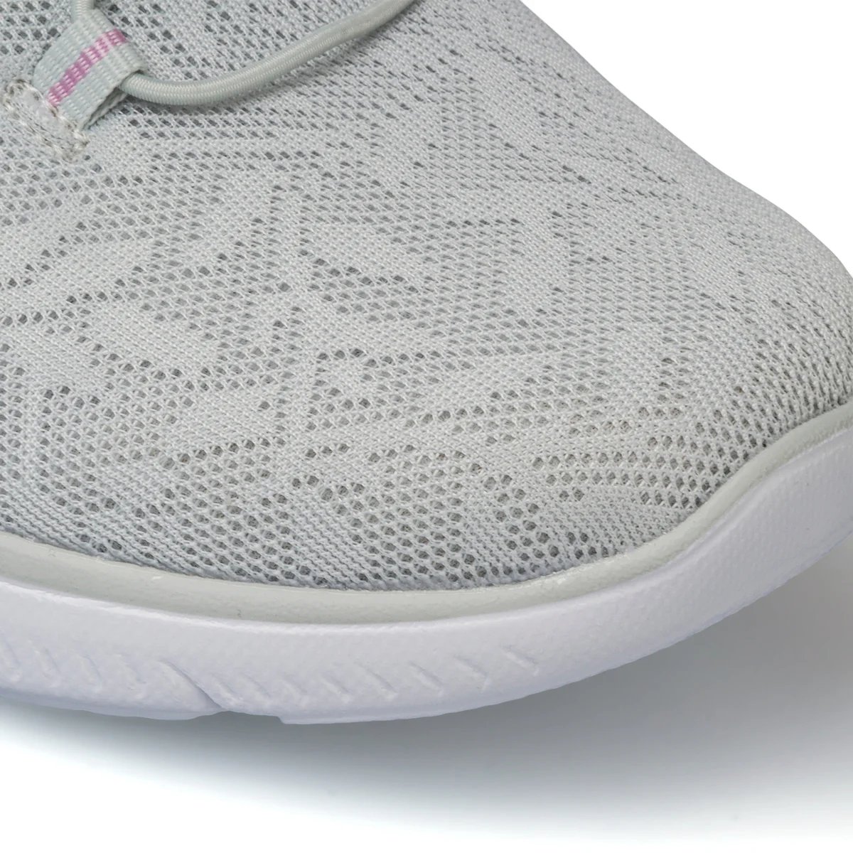 Scarpe da ginnastica grigie da donna con suola Memory Foam Skechers Summits - Good Taste - Image 5