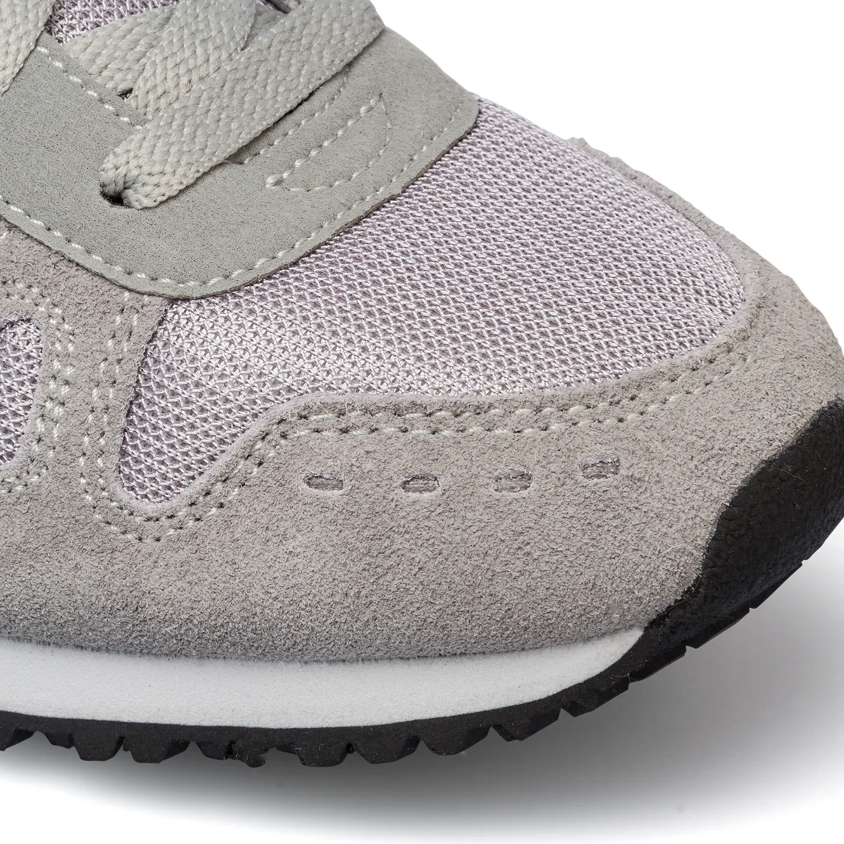 Scarpe da ginnastica grigie da ragazza con logo laterale a contrasto Diadora Simple Run Gs - Image 12