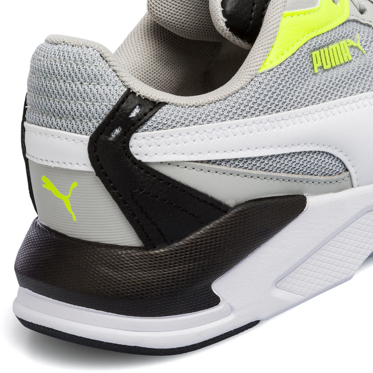 Scarpe da ginnastica grigie da ragazzo con dettagli gialli Puma X-Ray Speed Lite Jr - Image 7