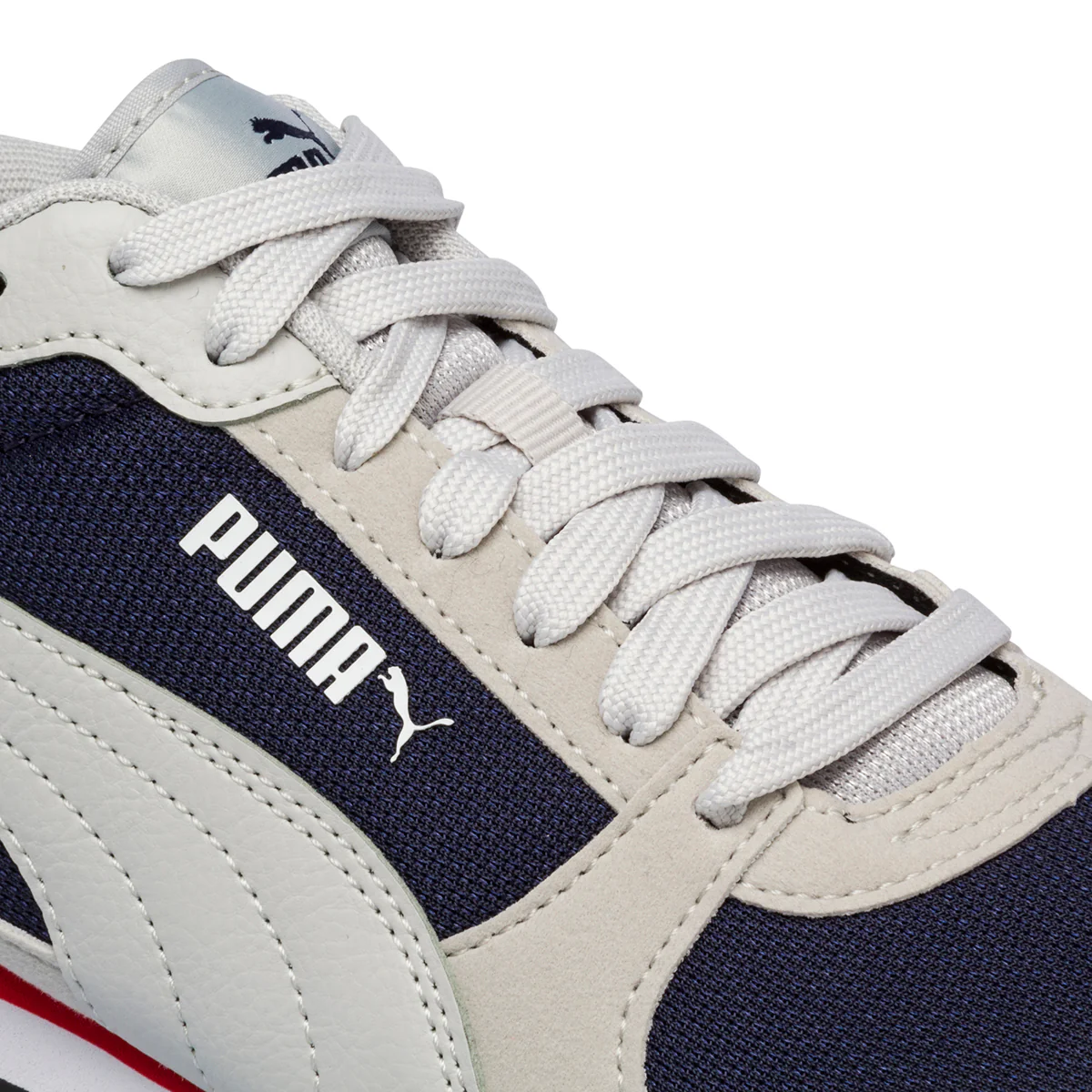 Scarpe da ginnastica grigie da uomo con logo laterale Puma ST Runner v3 Mesh - Image 6