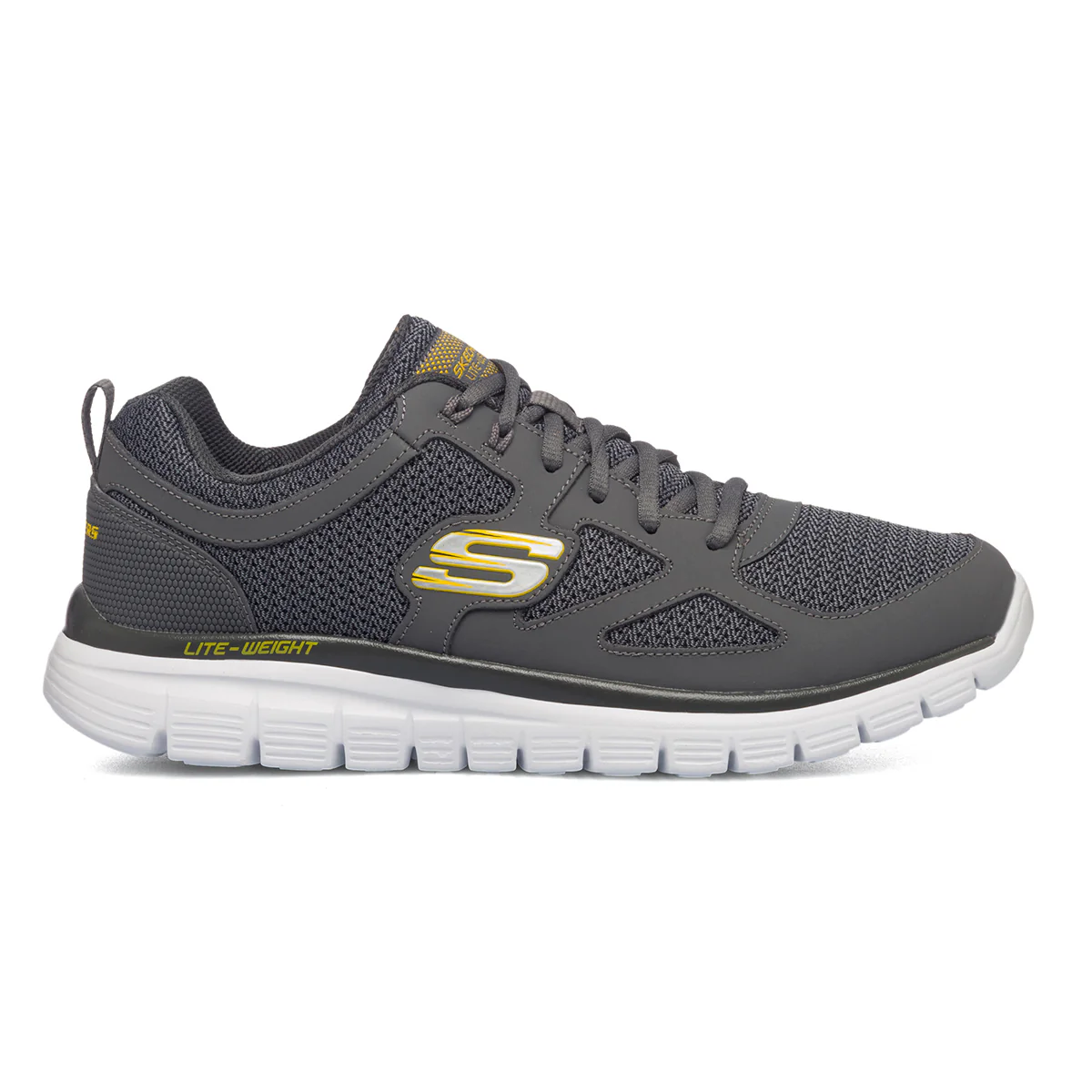 Scarpe da ginnastica grigie da uomo con soletta Memory Foam Skechers Burns - Agoura