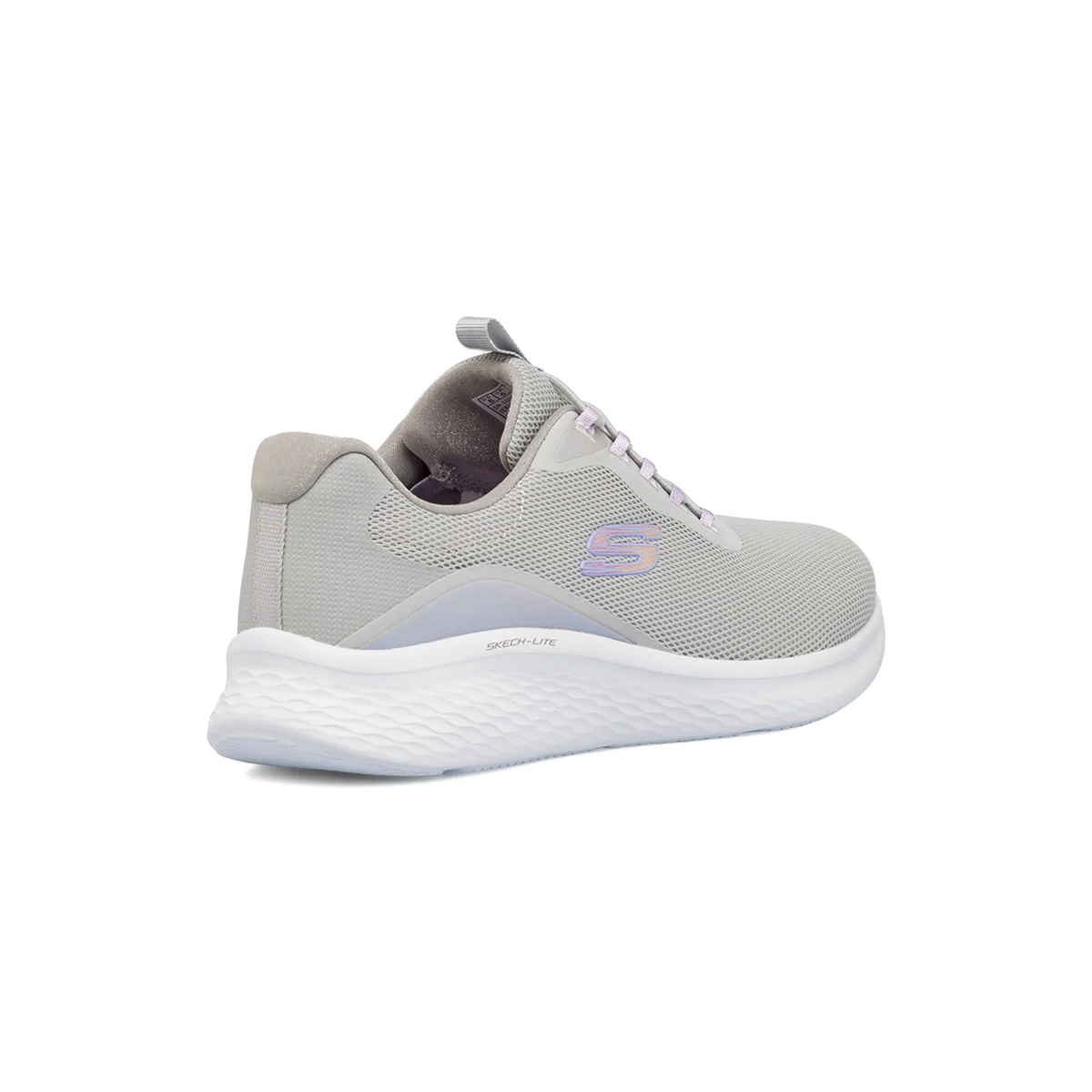 Scarpe da ginnastica grigio e lilla con sottopiede Memory Foam Skech Lite Pro - Image 3