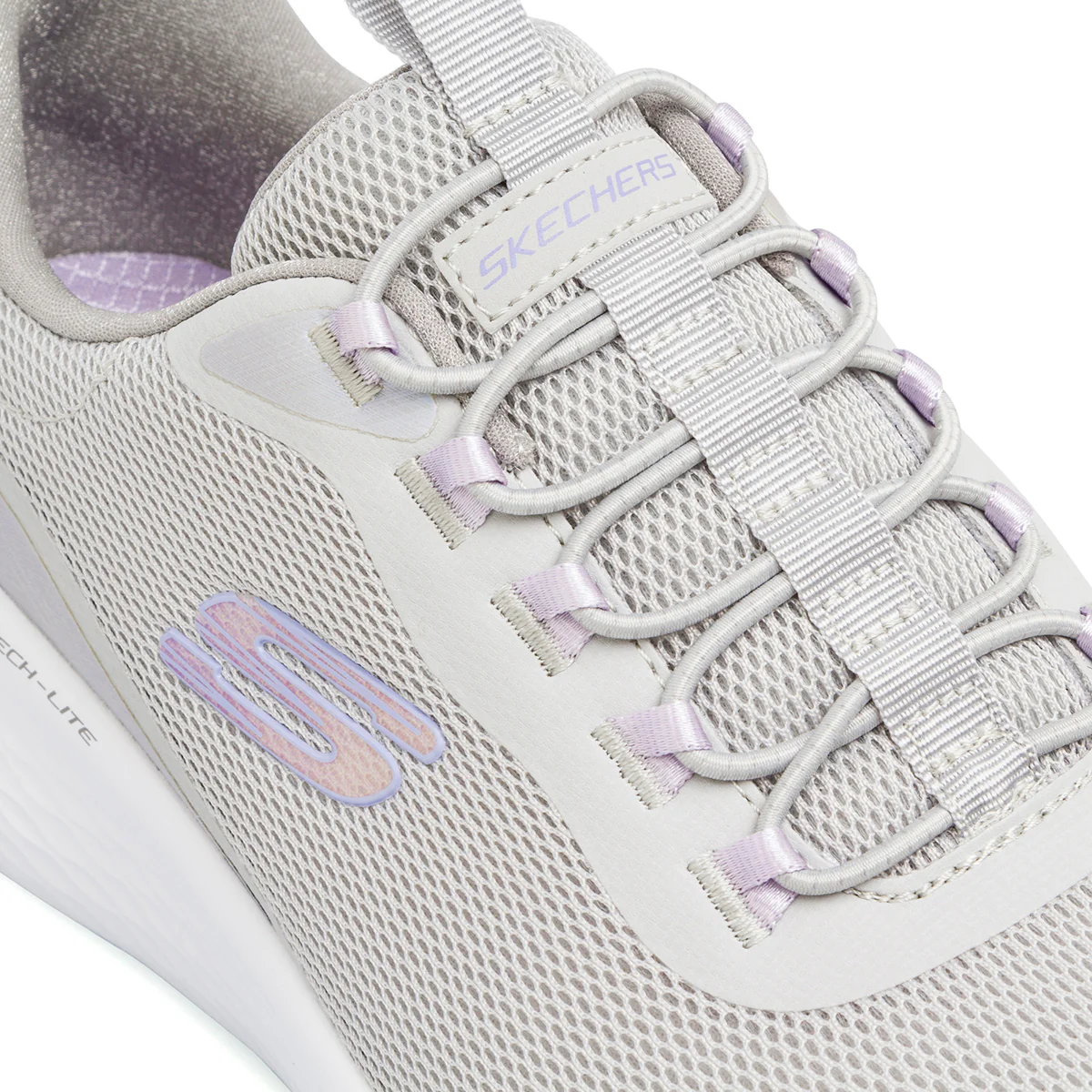 Scarpe da ginnastica grigio e lilla con sottopiede Memory Foam Skech Lite Pro - Image 5