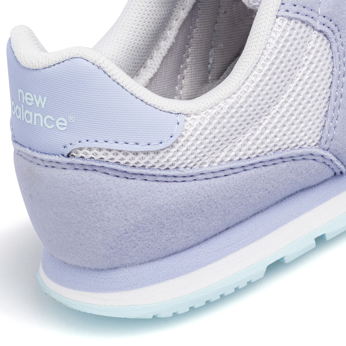 Scarpe da ginnastica lilla da bambina con dettagli azzurri New Balance 500 - Image 7