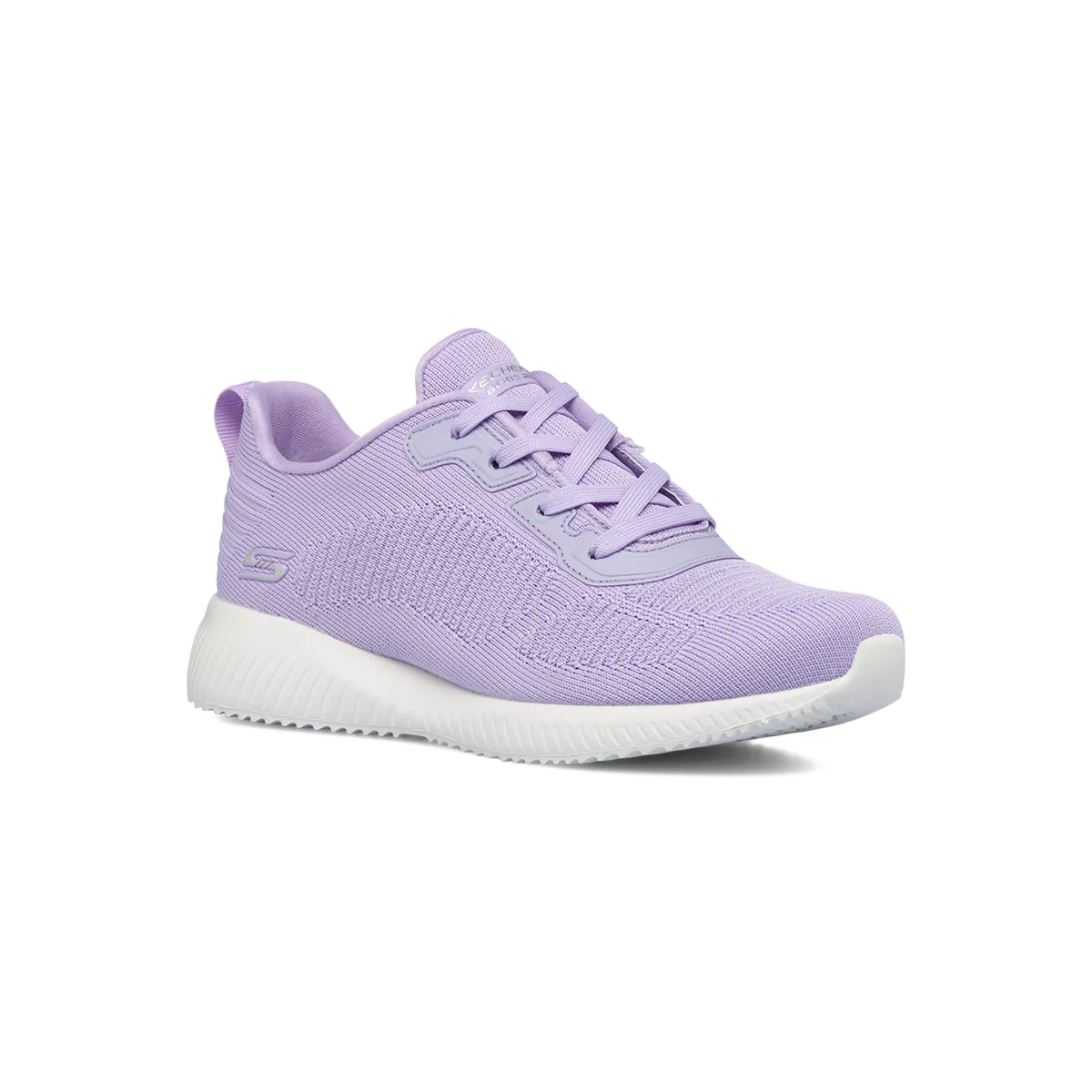 Scarpe da ginnastica lilla da donna con soletta Memory Foam Skechers Sport Squad - Breeze Away - Image 2