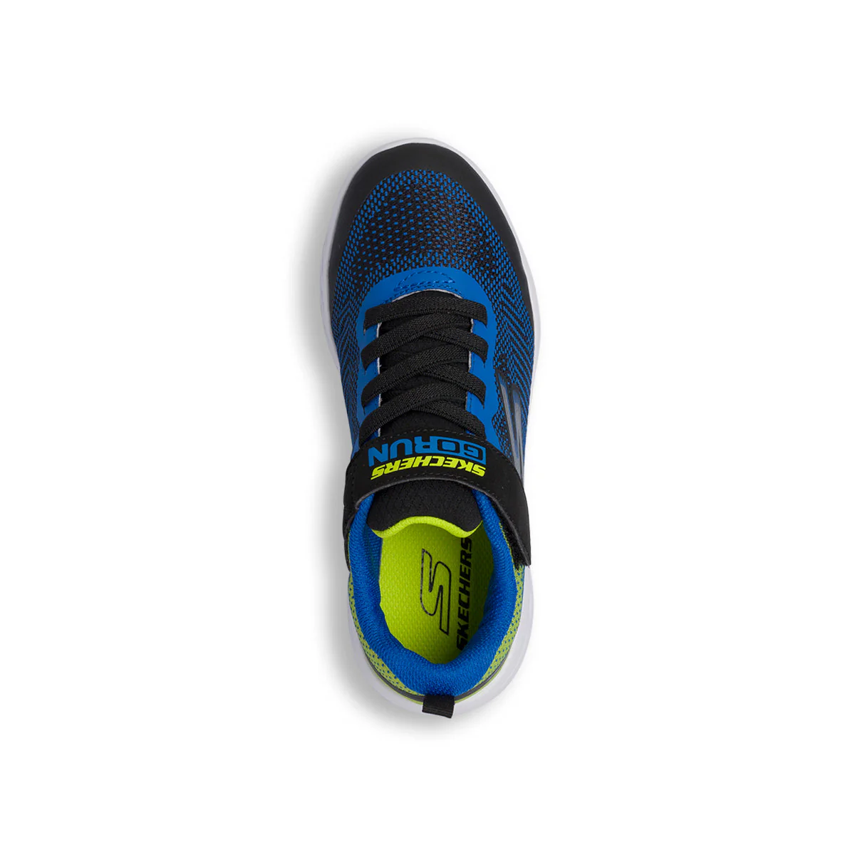 Scarpe da ginnastica nere, blu e gialle da bambino Skechers GOrun 600 - Radiant Runner - Image 6
