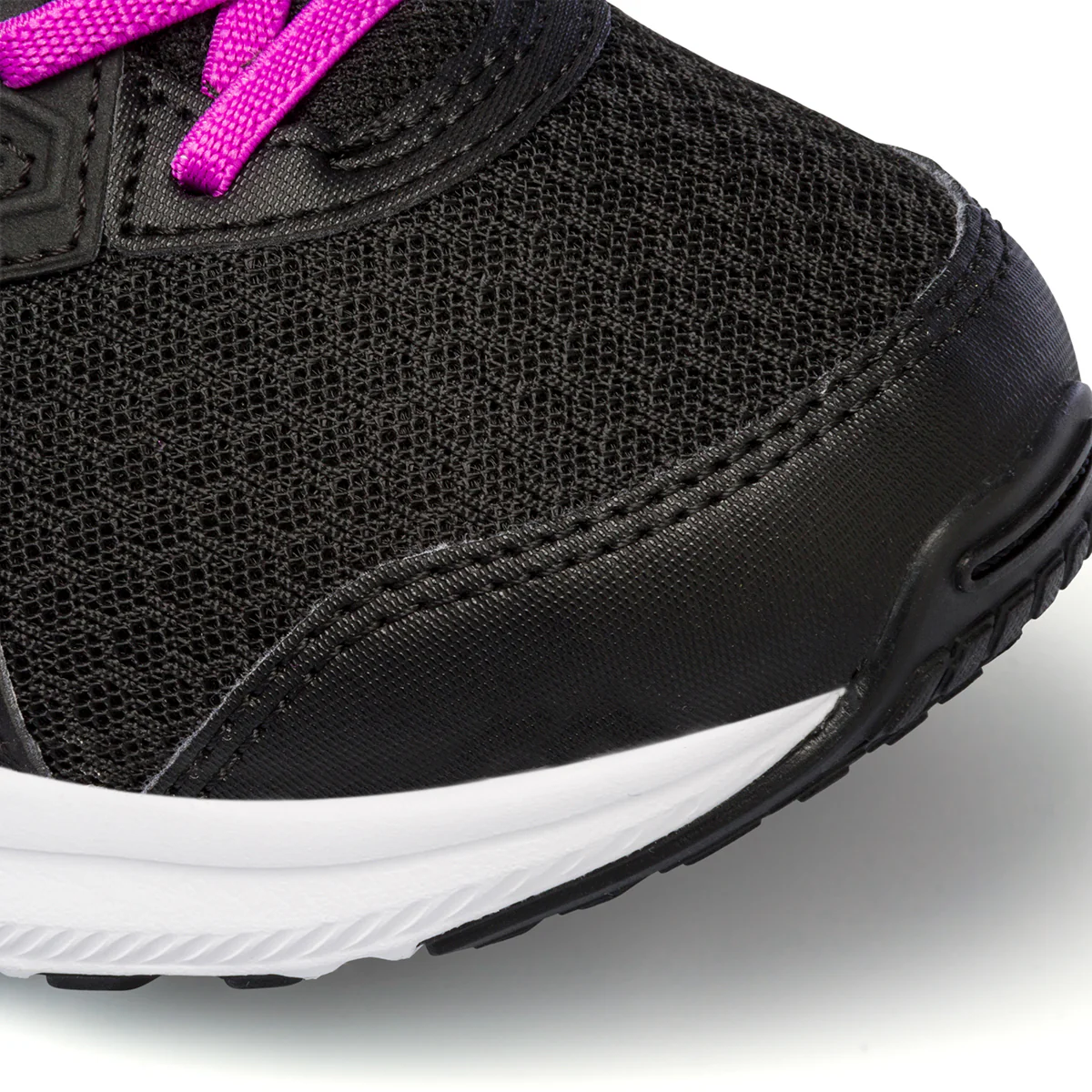 Scarpe da ginnastica nere da bambina con strisce laterali a contrasto Asics Jolt 3 PS - Image 5