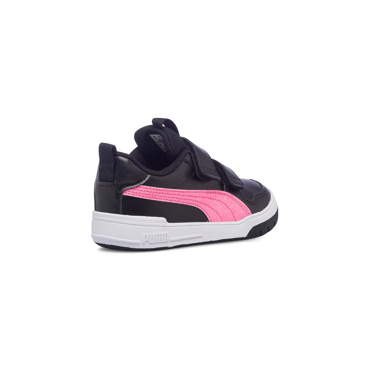 Scarpe da ginnastica nere da bambina con striscia effetto glitterato Puma Multiflex Glitz FS V PS - Image 3