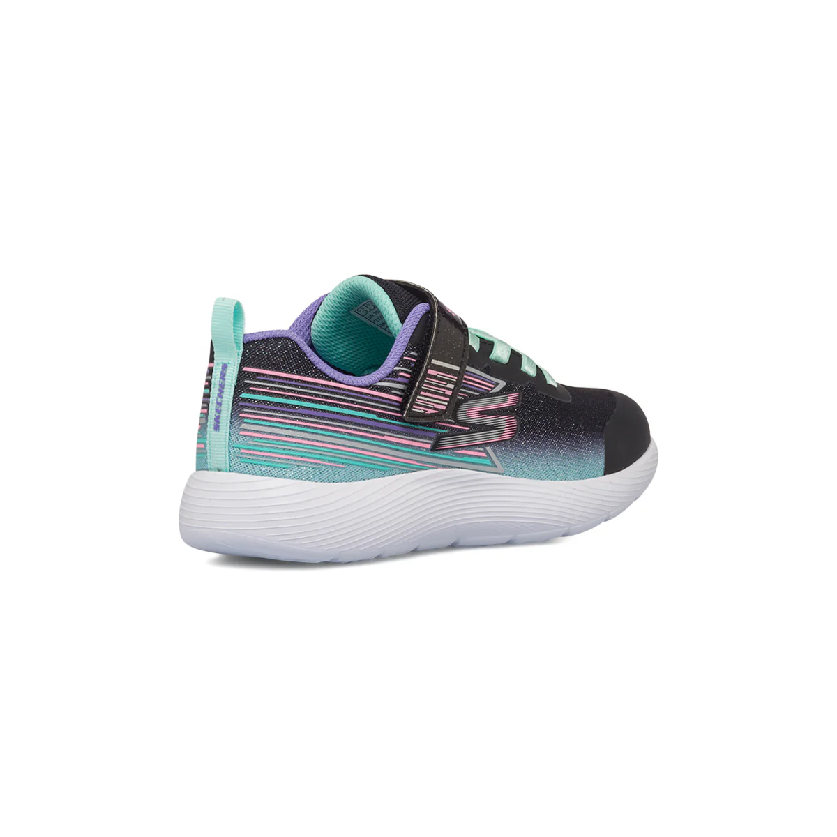 Scarpe da ginnastica nere da bambina Skechers Dyna-Lite - Image 3