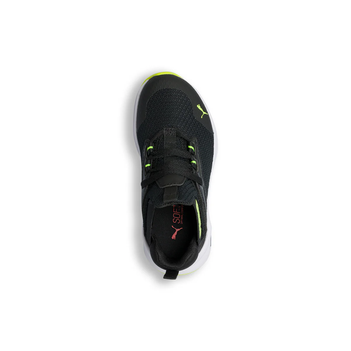 Scarpe da ginnastica nere da bambino con dettagli fluo Puma Enzo 2 Refresh AC Ps - Image 8