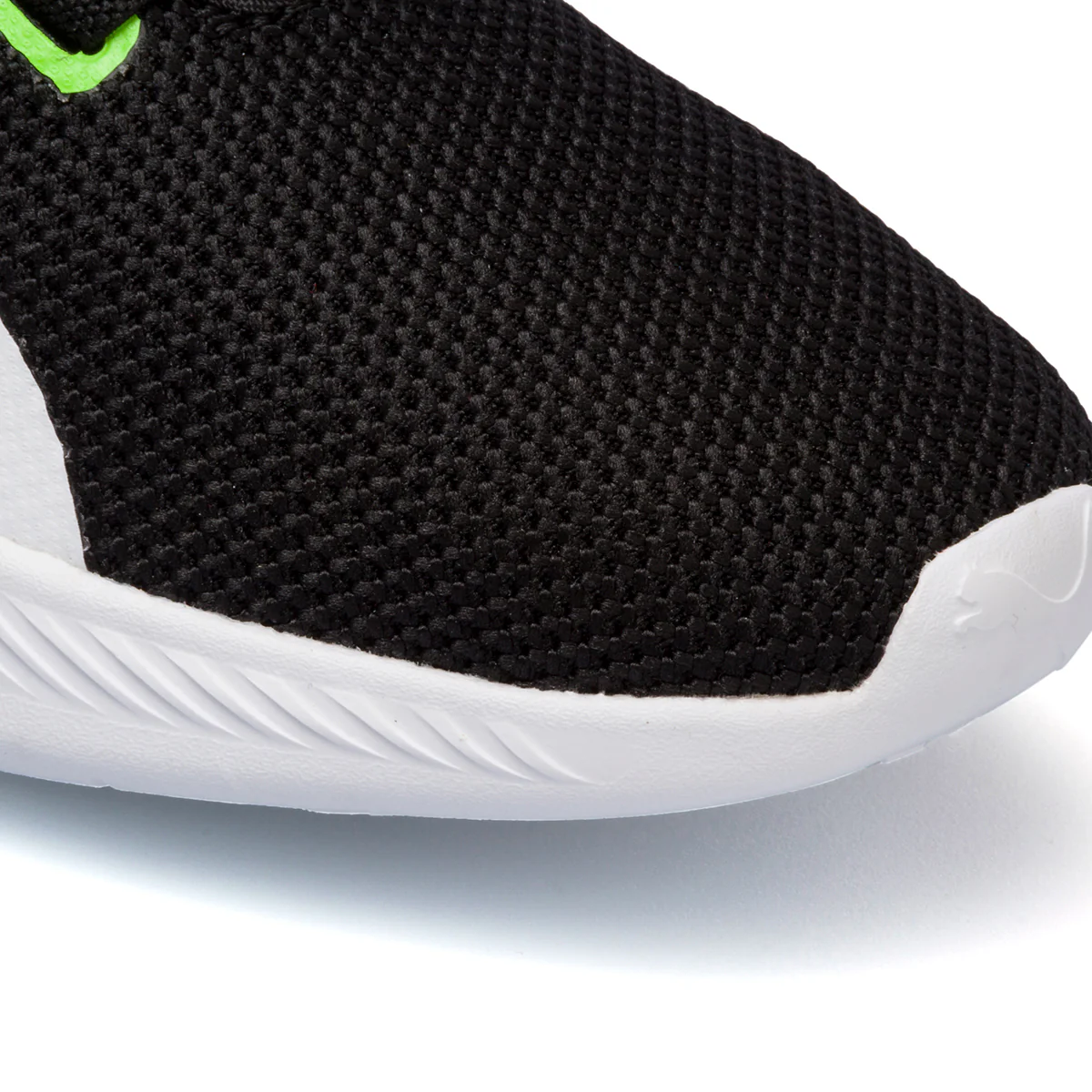 Scarpe da ginnastica nere da bambino con striscia laterale Puma Flyer Runner V PS - Image 5