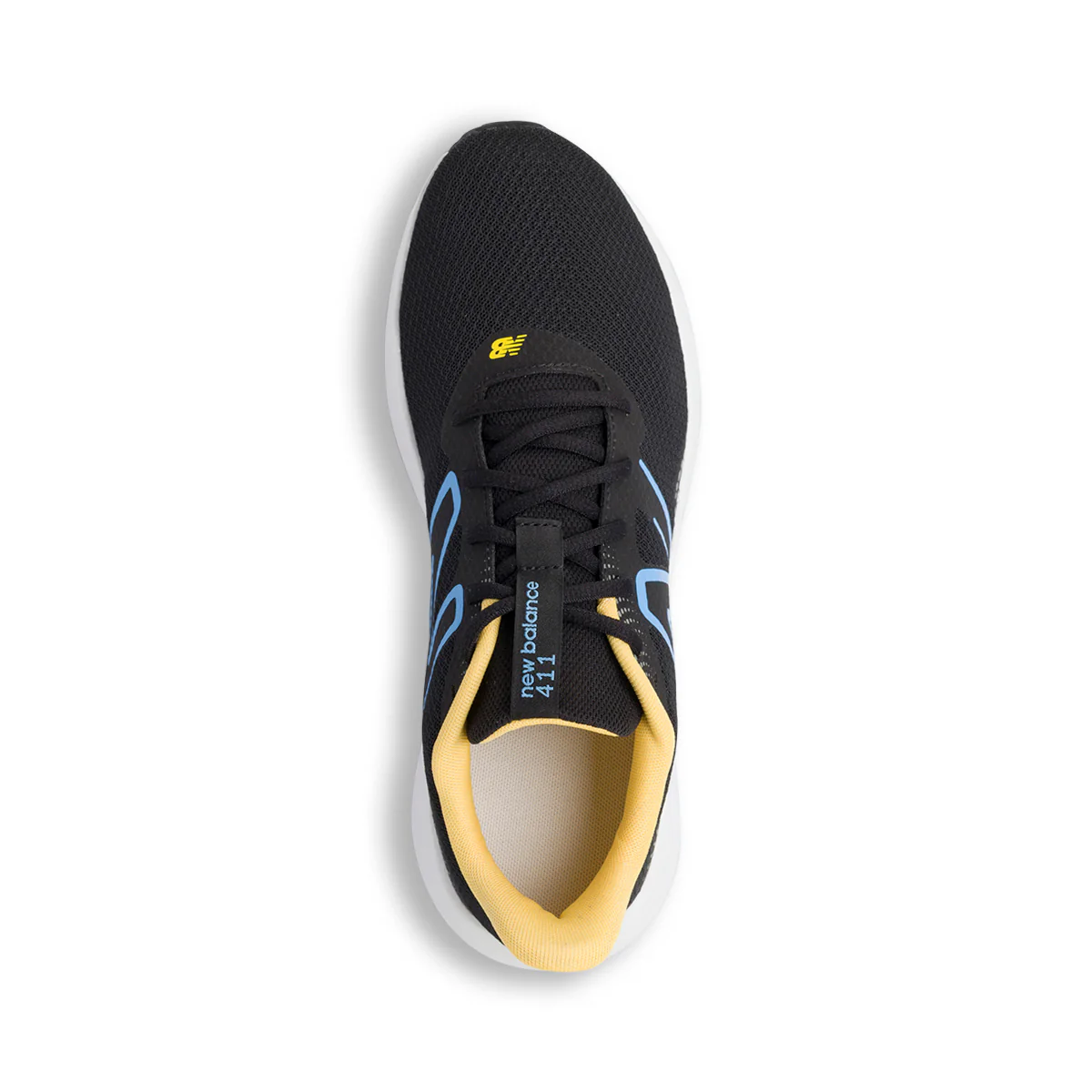 Scarpe da Ginnastica Nere da Uomo con logo azzurro New Balance - Image 5