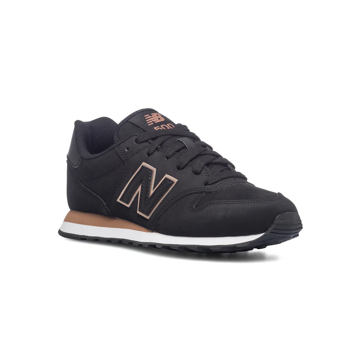 Scarpe da ginnastica nere da donna con logo laterale New Balance 500 - Image 2