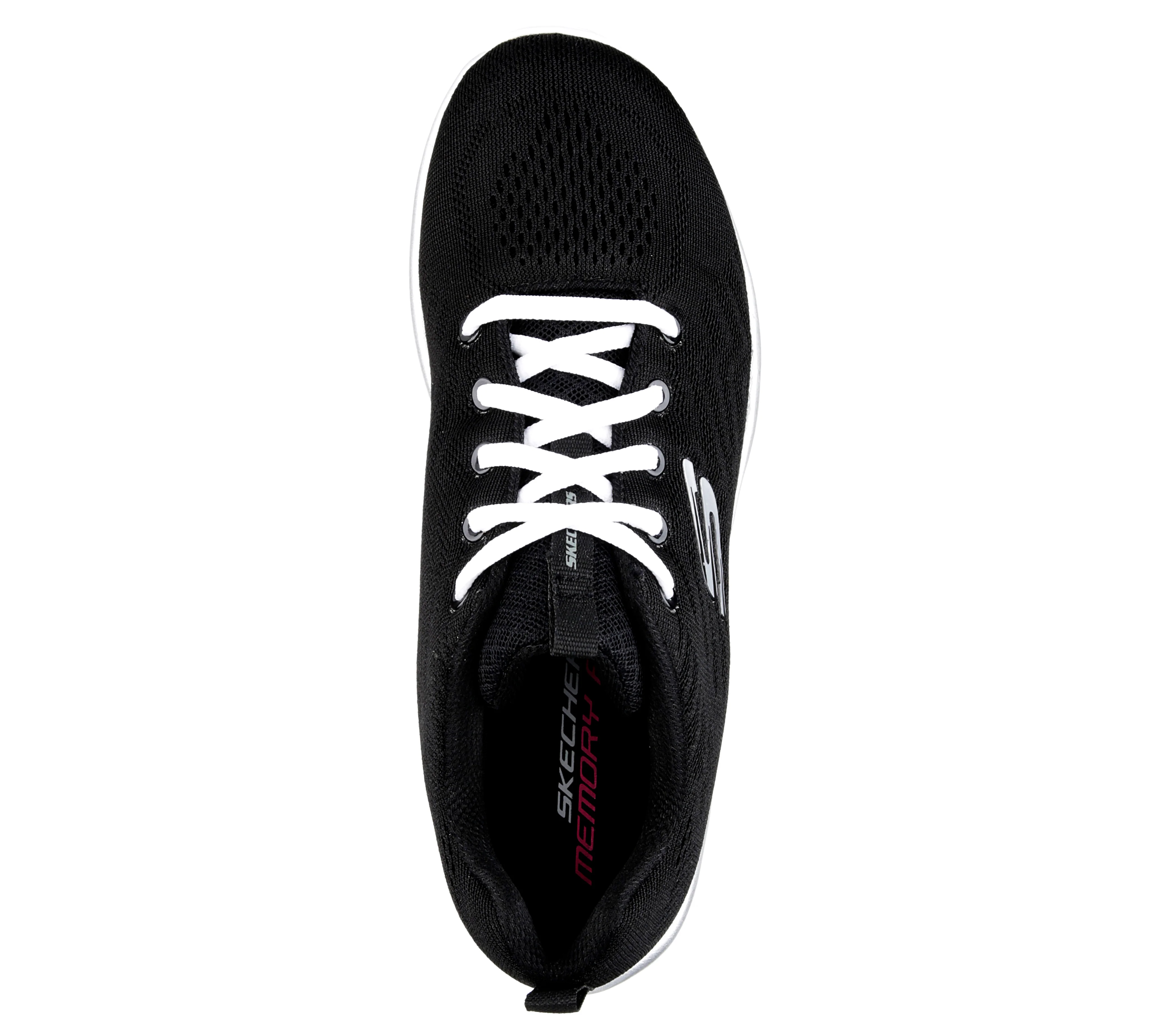 Scarpe da Ginnastica nere da Donna con Memory Foam Skechers Graceful - Image 2