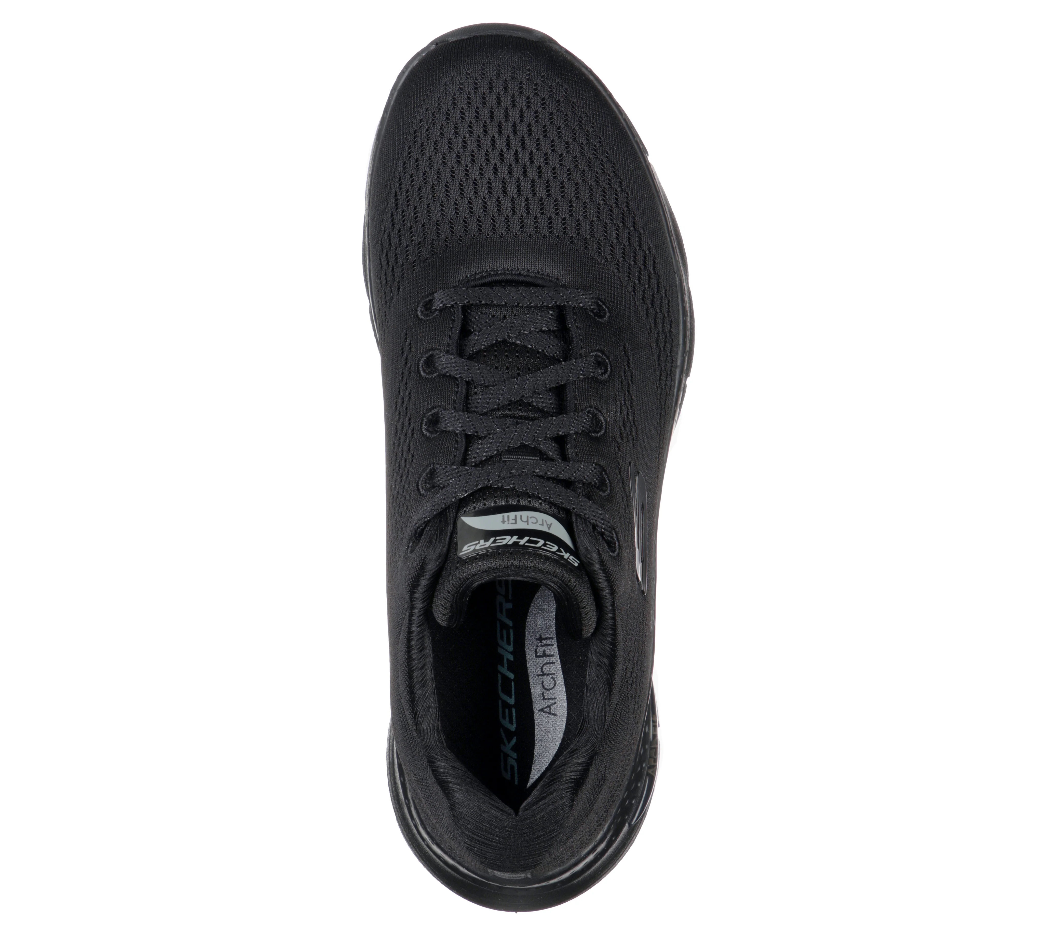 Scarpe da ginnastica nere da donna con soletta Arch-Fit Skechers Big Appeal - Image 2