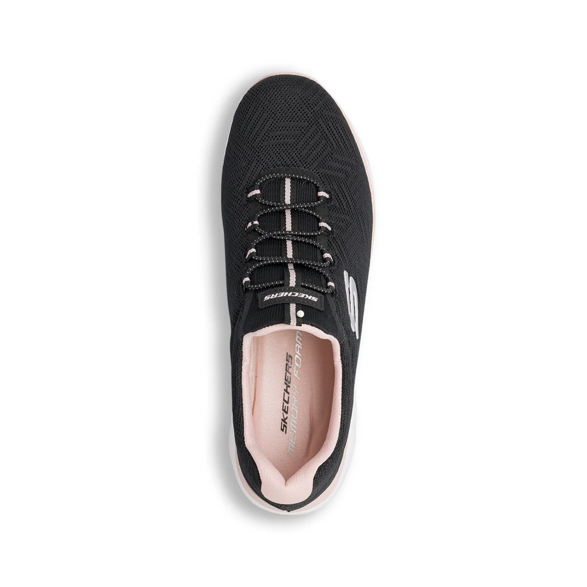 Scarpe da ginnastica nere da Donna con soletta in memory foam Skechers Summits - Image 5