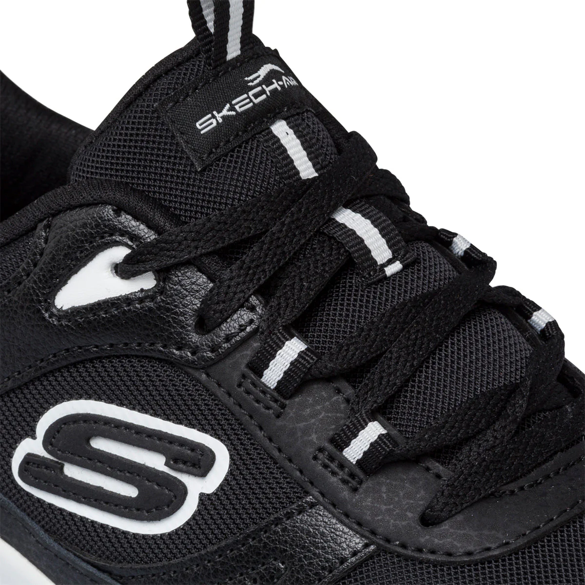 Scarpe da ginnastica nere da donna con soletta Memory Foam Skechers Skech-Air Court - Cool Avenue - Image 4