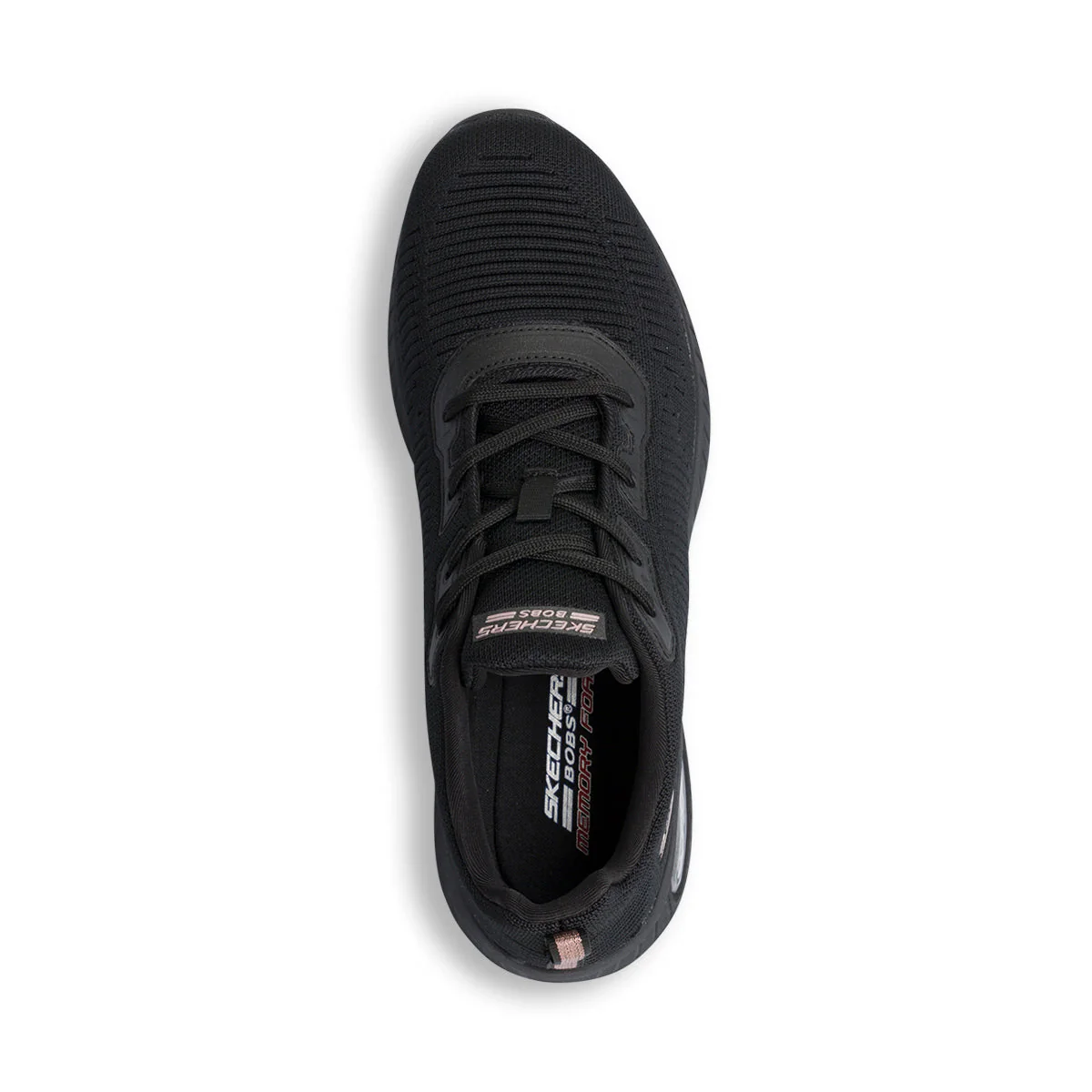 Scarpe da ginnastica nere da donna con soletta Memory Foam Skechers Squad Air - Close Encounter - Image 6