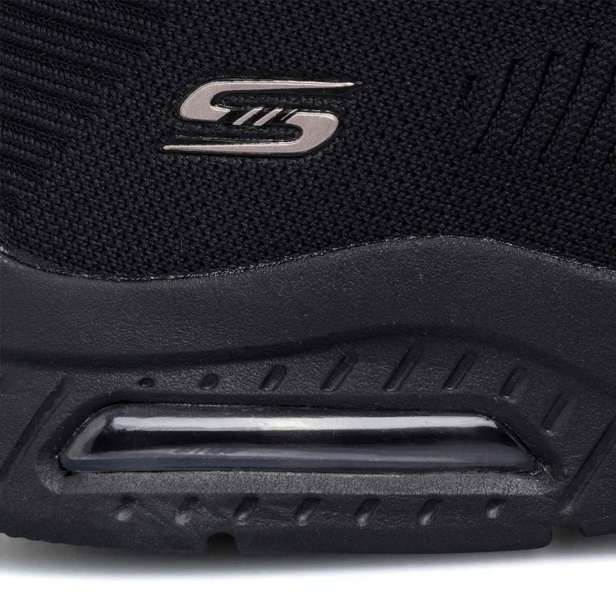 Scarpe da ginnastica nere da donna con soletta Memory Foam Skechers Squad Air - Close Encounter - Image 8