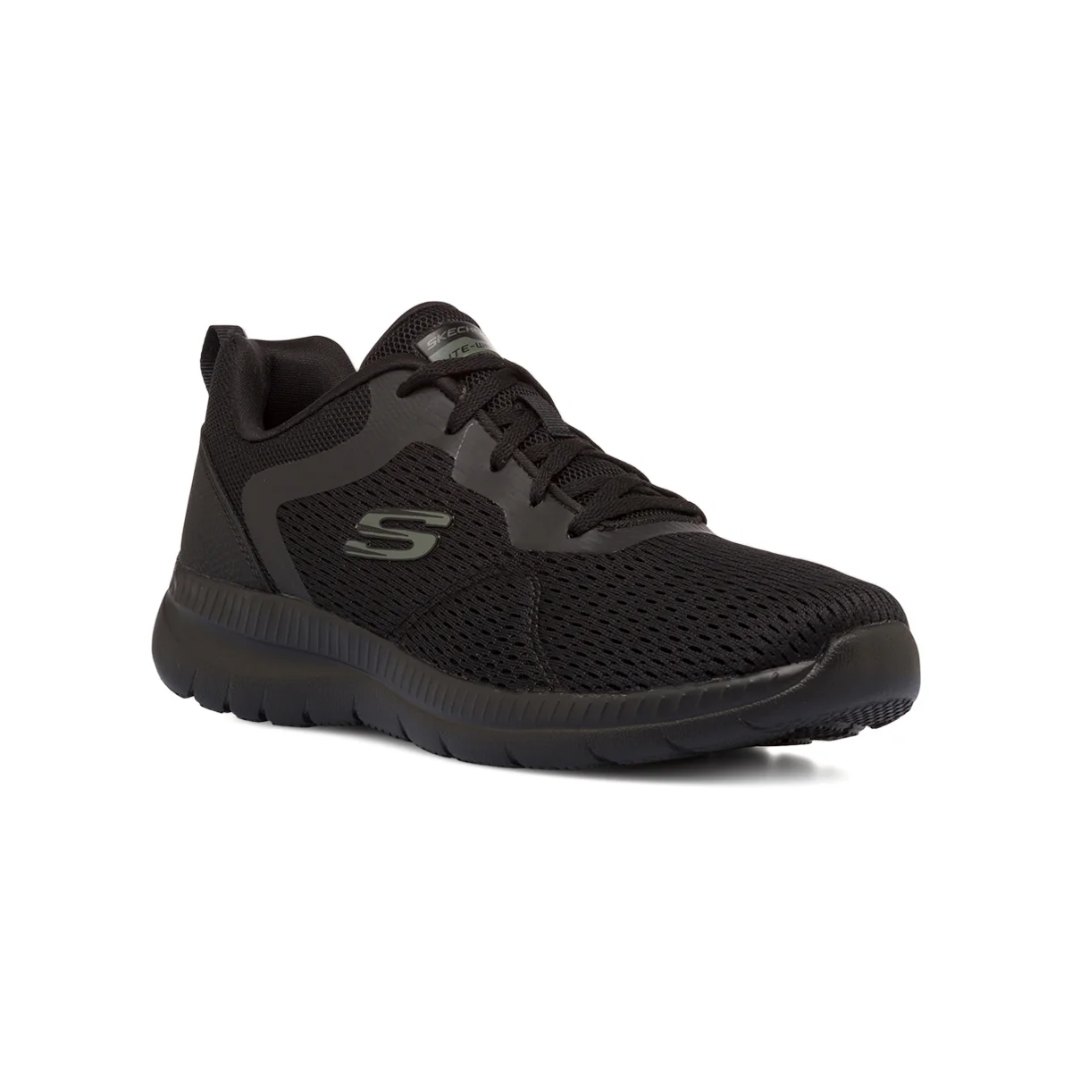 Scarpe da ginnastica nere da donna con sottopiede Memory Foam Skechers Bountiful - Image 2