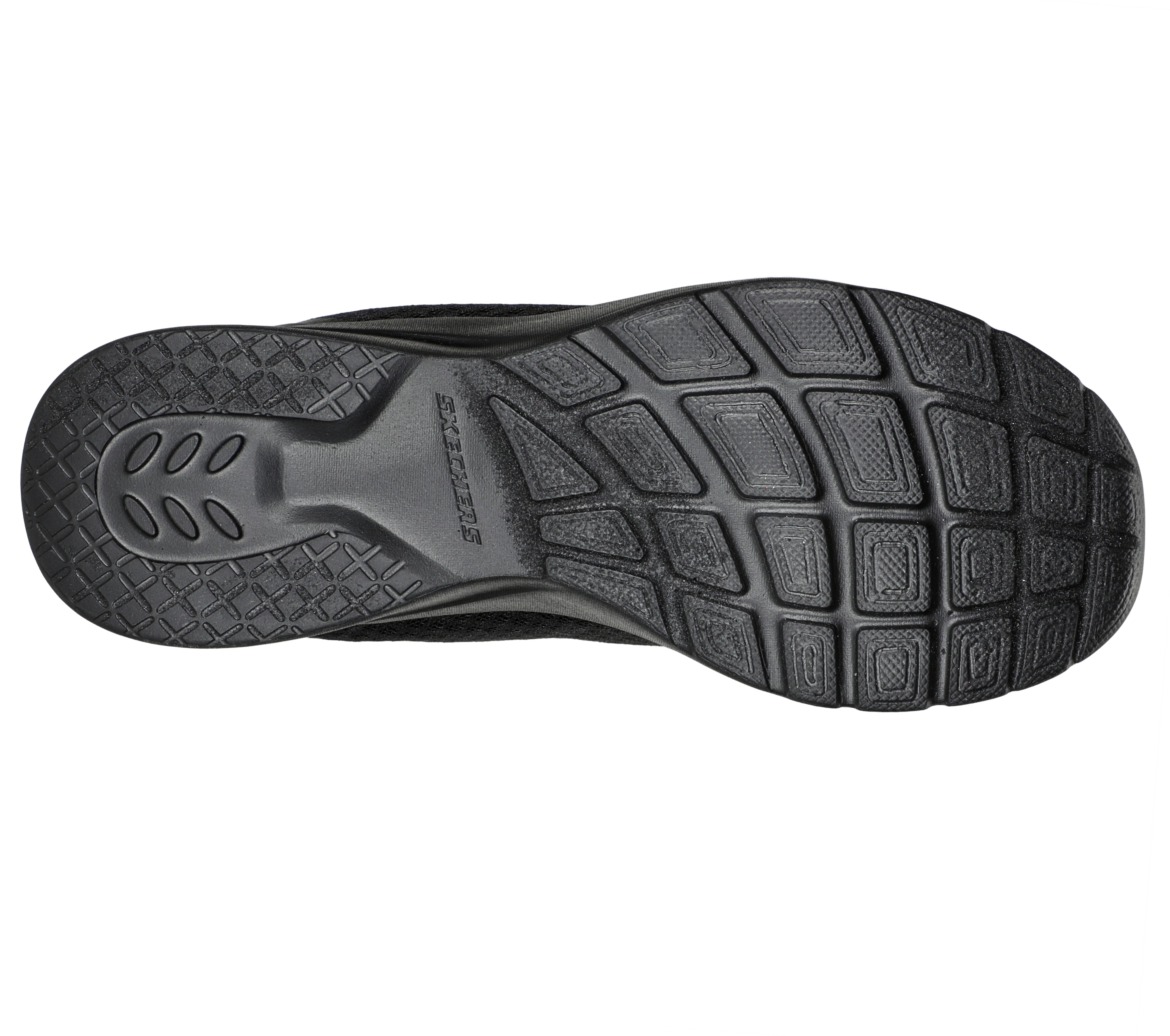 Scarpe da ginnastica nere da donna con sottopiede Memory Foam Skechers Dynamight 2.0 - Image 4
