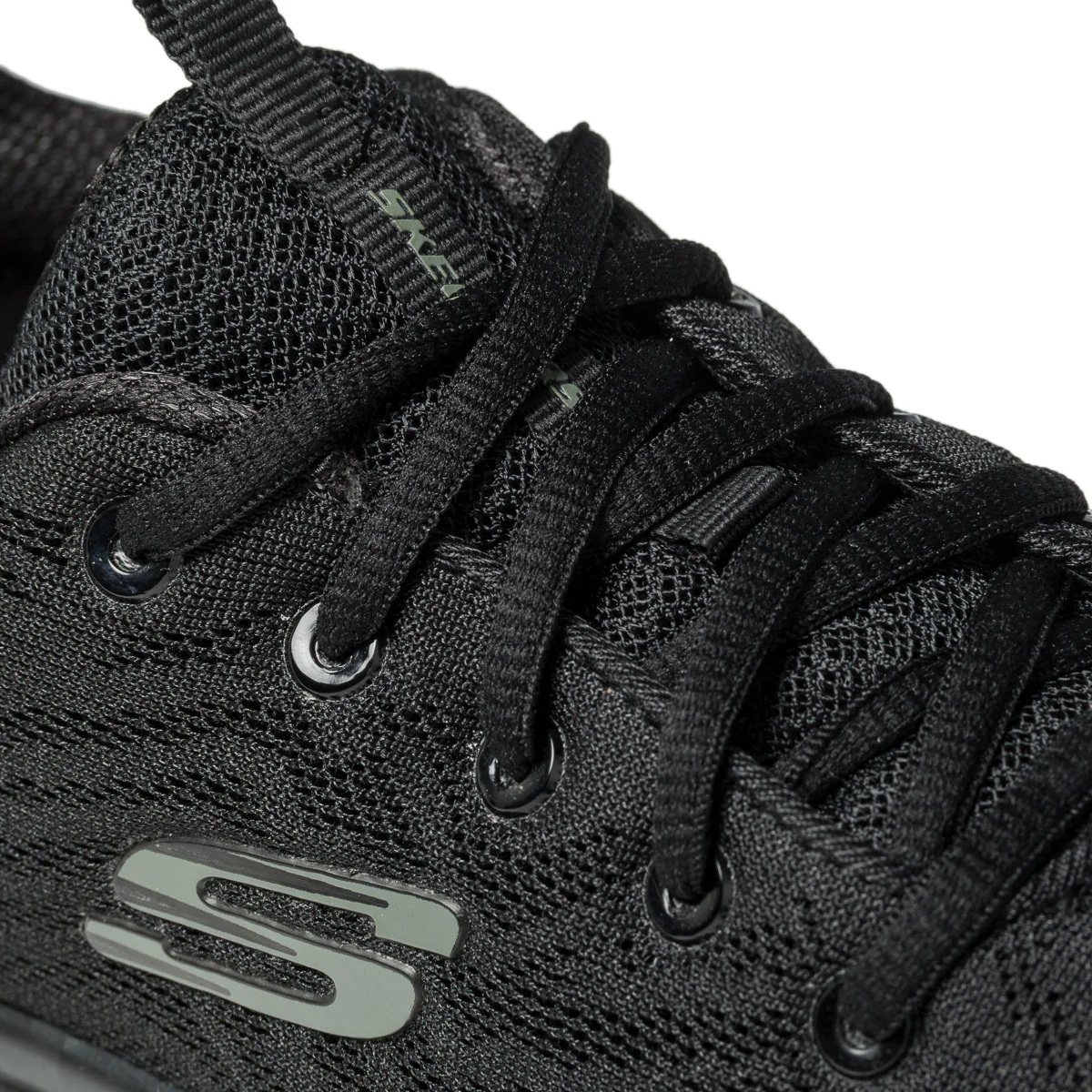 Scarpe da ginnastica nere da donna con sottopiede Memory Foam Skechers Graceful Get Connected - Image 6