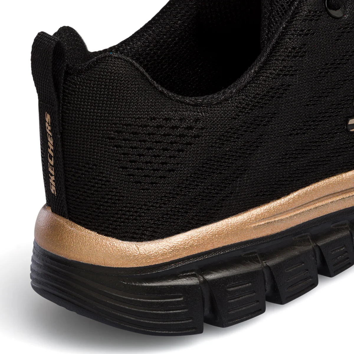 Scarpe da ginnastica nere da donna con sottopiede Memory Foam Skechers Graceful Get Connected - Image 7
