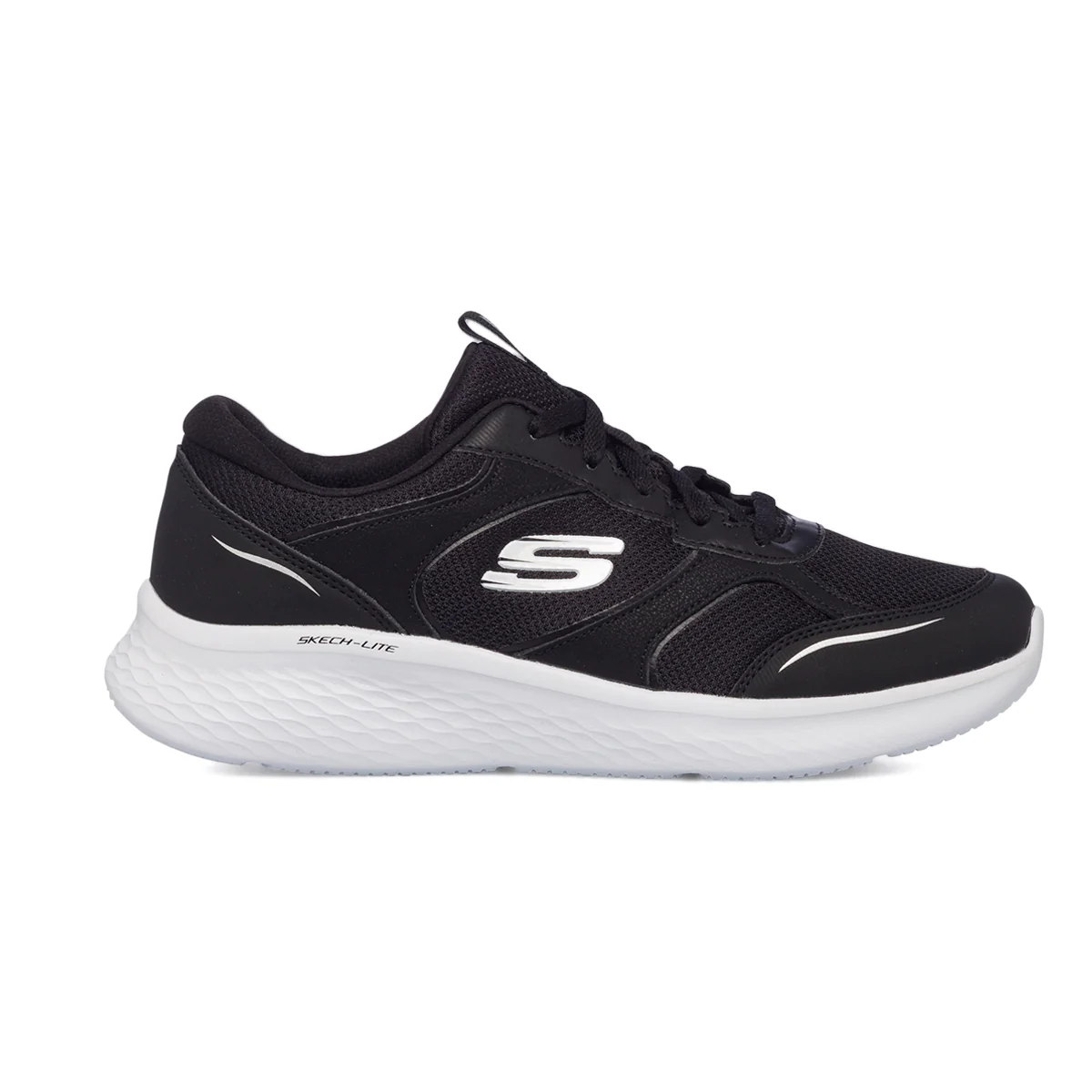 Scarpe da ginnastica nere da donna con sottopiede Memory Foam Skechers Skech-Lite Pro