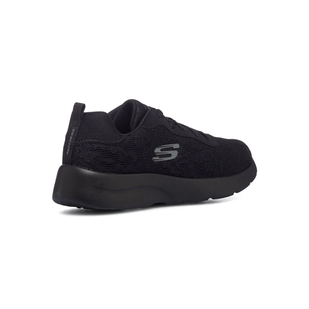 Scarpe da ginnastica nere da donna con suola Memory Foam Skechers Dynamight 2.0 Homespun - Image 3
