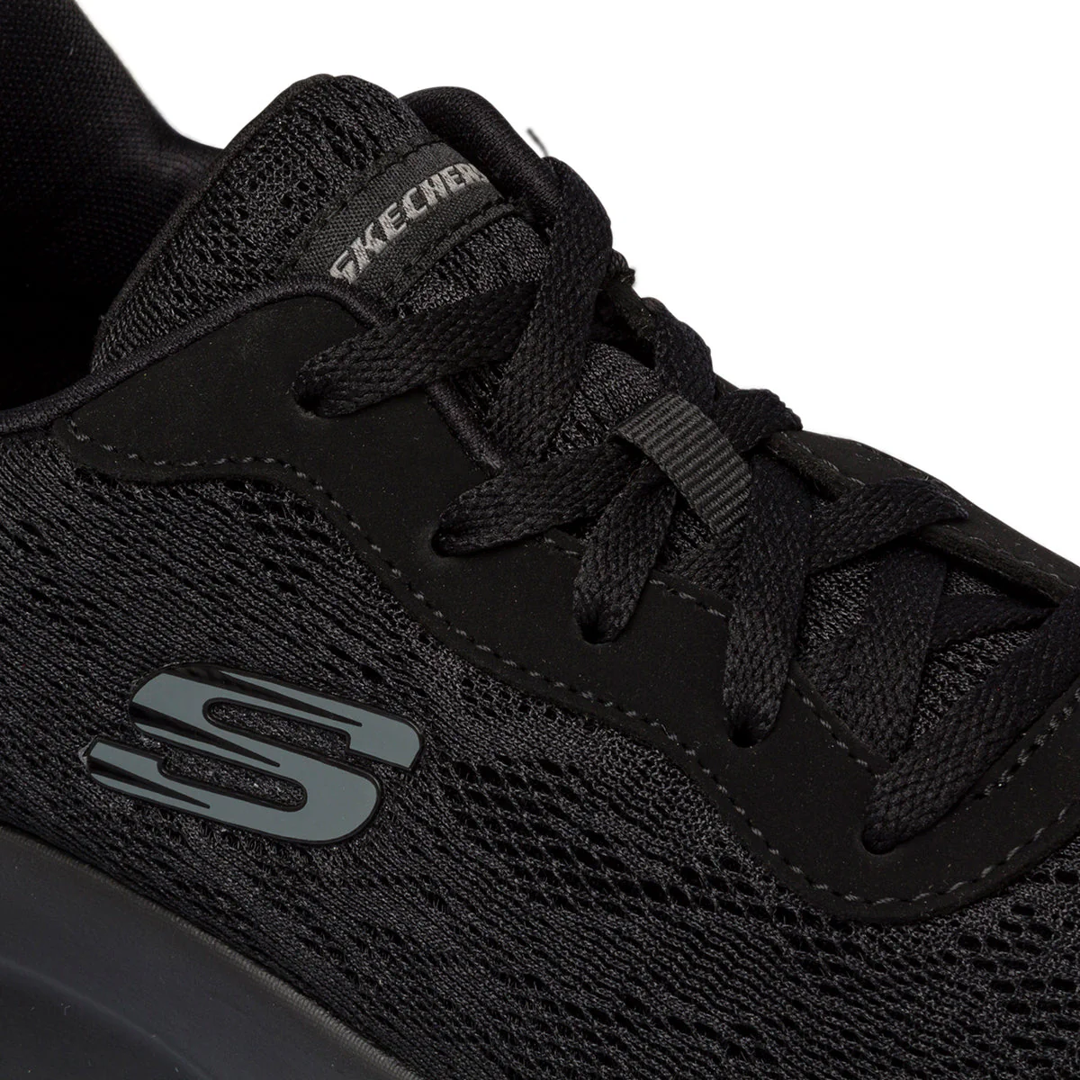 Scarpe da ginnastica nere da donna con suola Memory Foam Skechers Dynamight 2.0 Homespun - Image 5