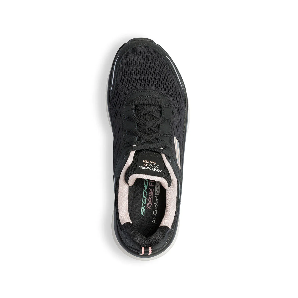 Scarpe da ginnastica nere da donna Skechers D'Lux Walker Infinite Motion - Image 6