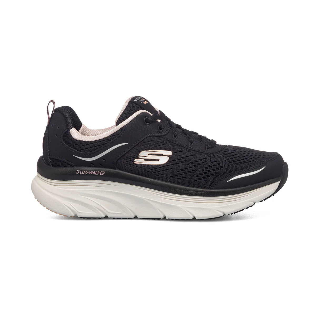 Scarpe da ginnastica nere da donna Skechers D'Lux Walker Infinite Motion - Image 7
