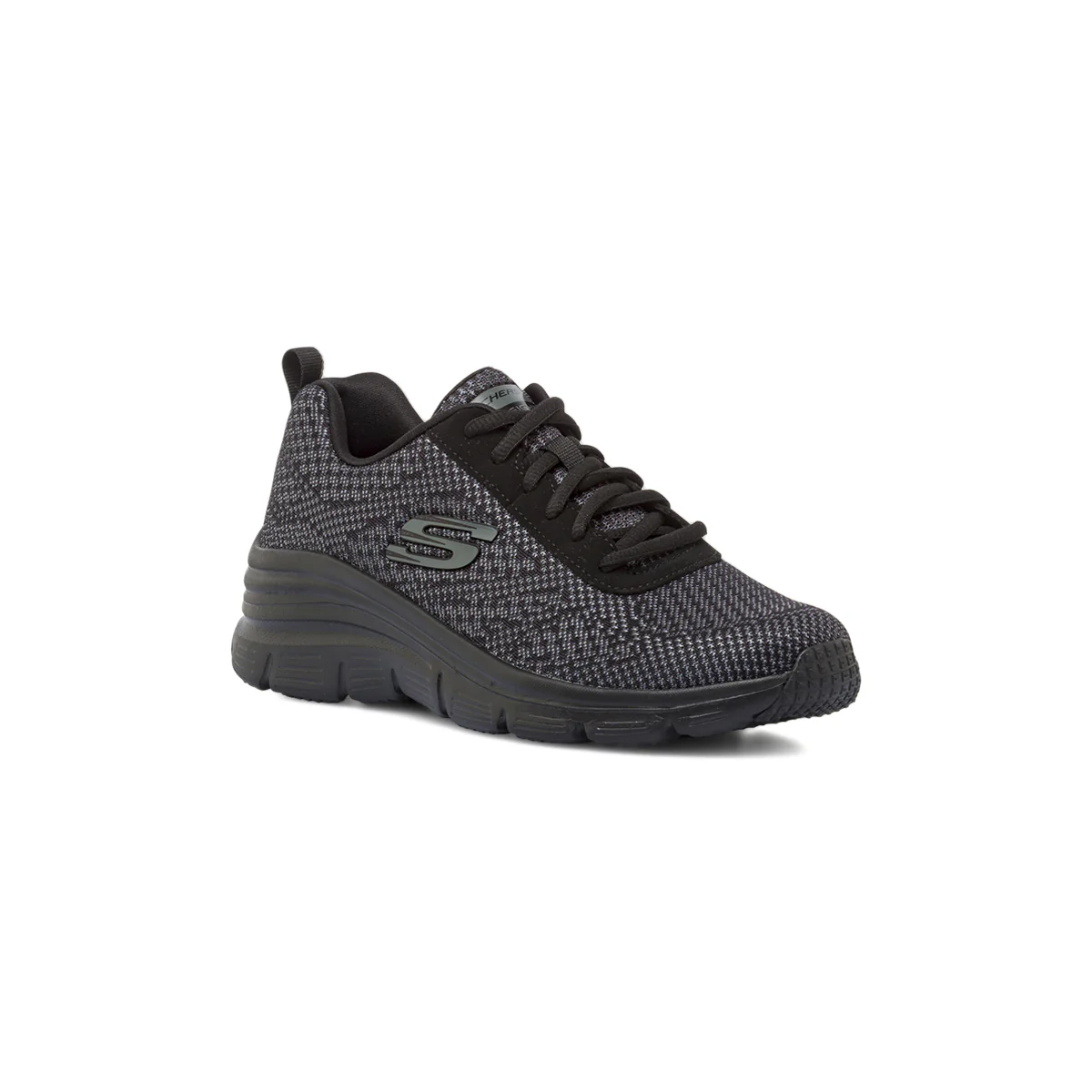 Scarpe da Ginnastica nere da Donna Skechers Fashion Fit - Image 2