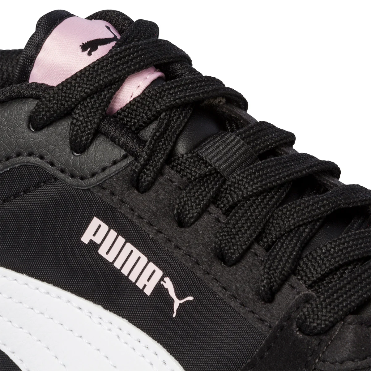 Scarpe da ginnastica nere da ragazza con logo laterale Puma ST Runner v3 NL Jr - Image 11