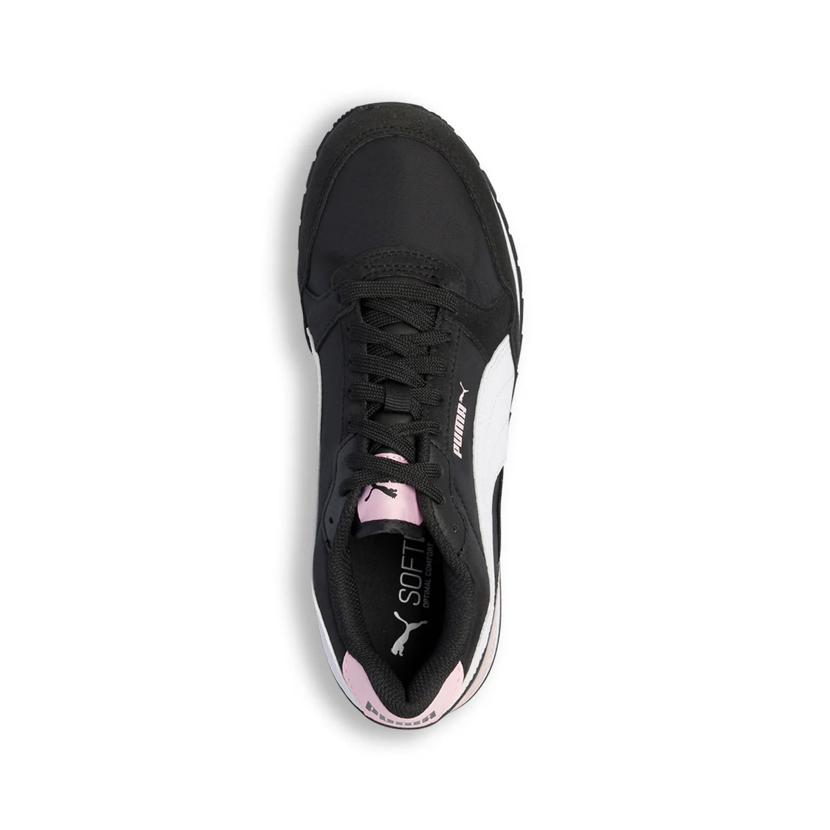 Scarpe da ginnastica nere da ragazza con logo laterale Puma ST Runner v3 NL Jr - Image 13