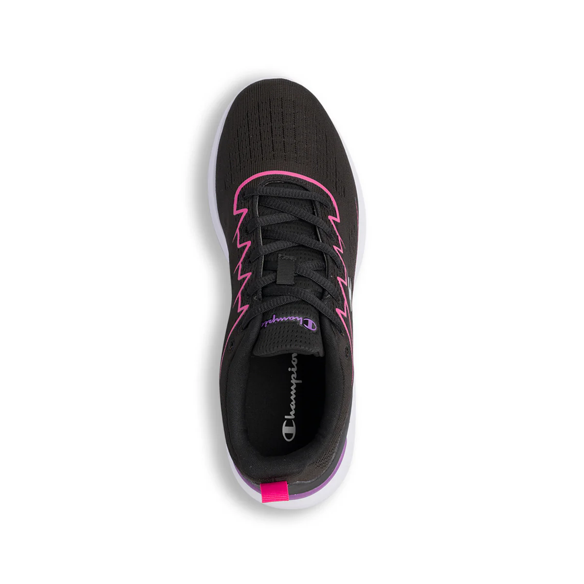 Scarpe da ginnastica nere da ragazzo con dettagli fucsia Champion Nimble G GS - Image 5