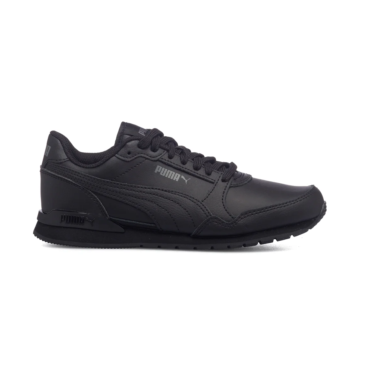 Scarpe da ginnastica nere con logo laterale Puma ST Runner v3 L Jr