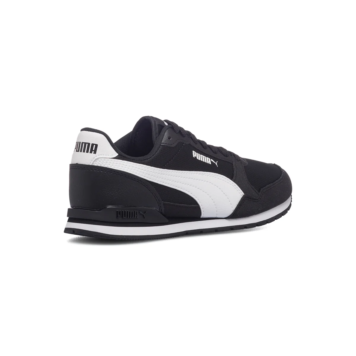 Scarpe da ginnastica nere da ragazzo con logo laterale Rétro Puma ST Runner v3 Mesh Jr - Image 3