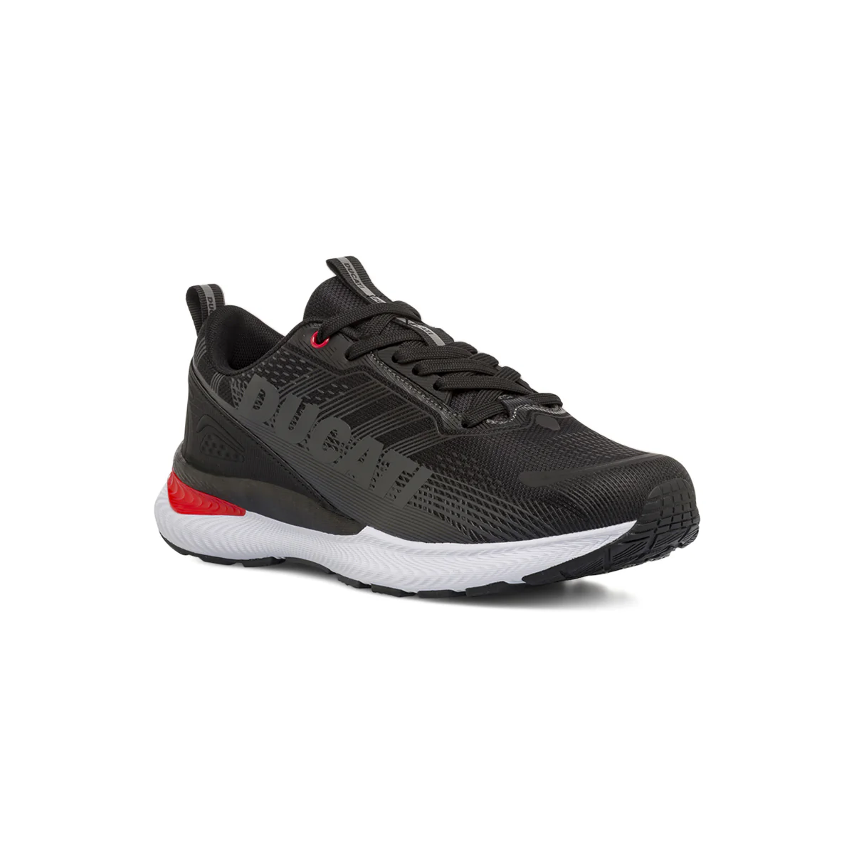 Scarpe da ginnastica Nere da Uomo con dettagli rossi Ducati - Image 2