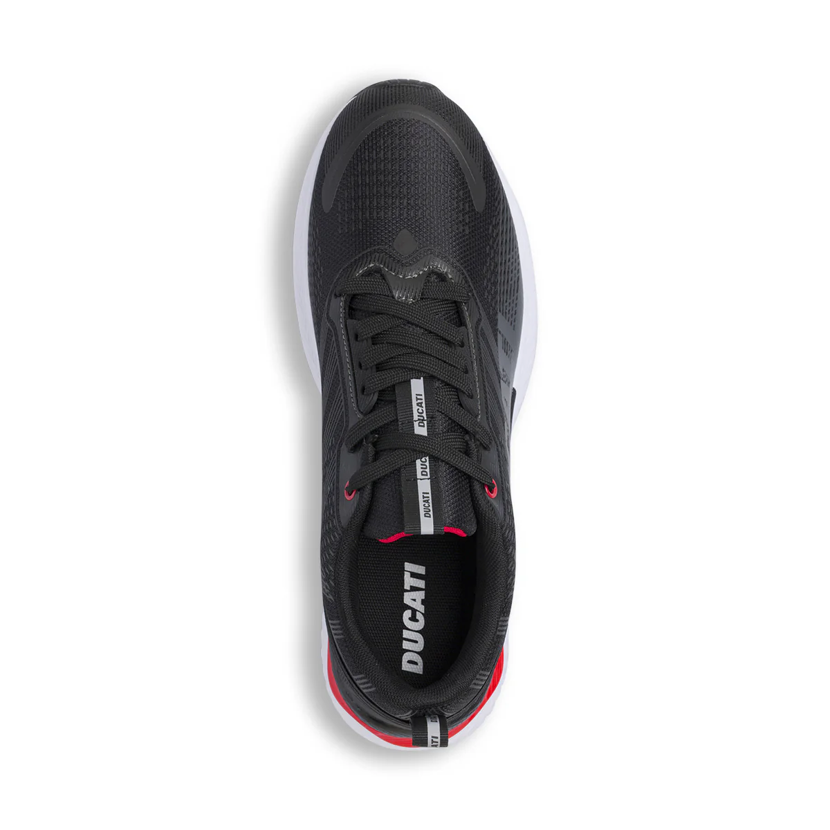 Scarpe da ginnastica Nere da Uomo con dettagli rossi Ducati - Image 5