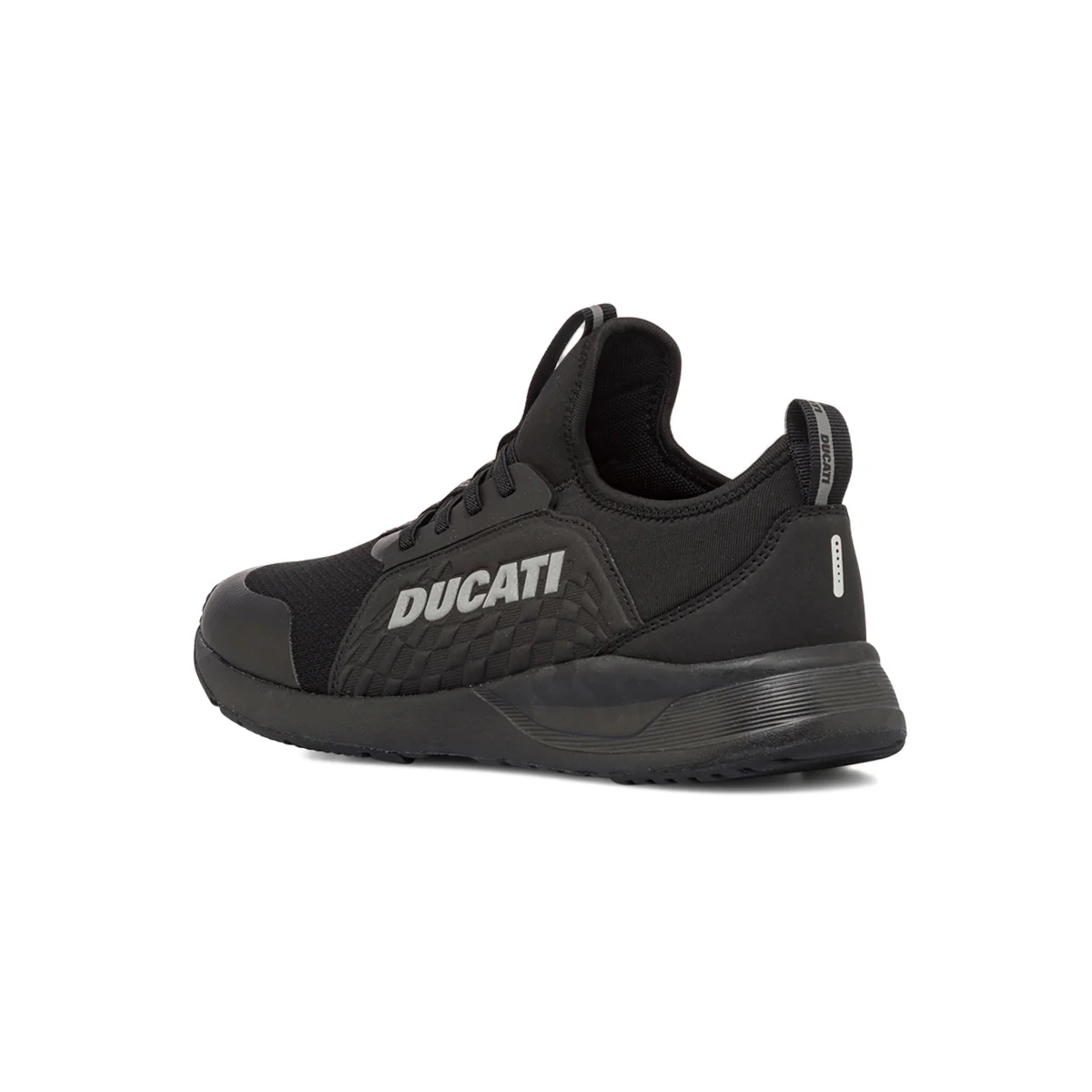 Scarpe da ginnastica nere da Uomo con logo in contrasto laterale Ducati - Image 3