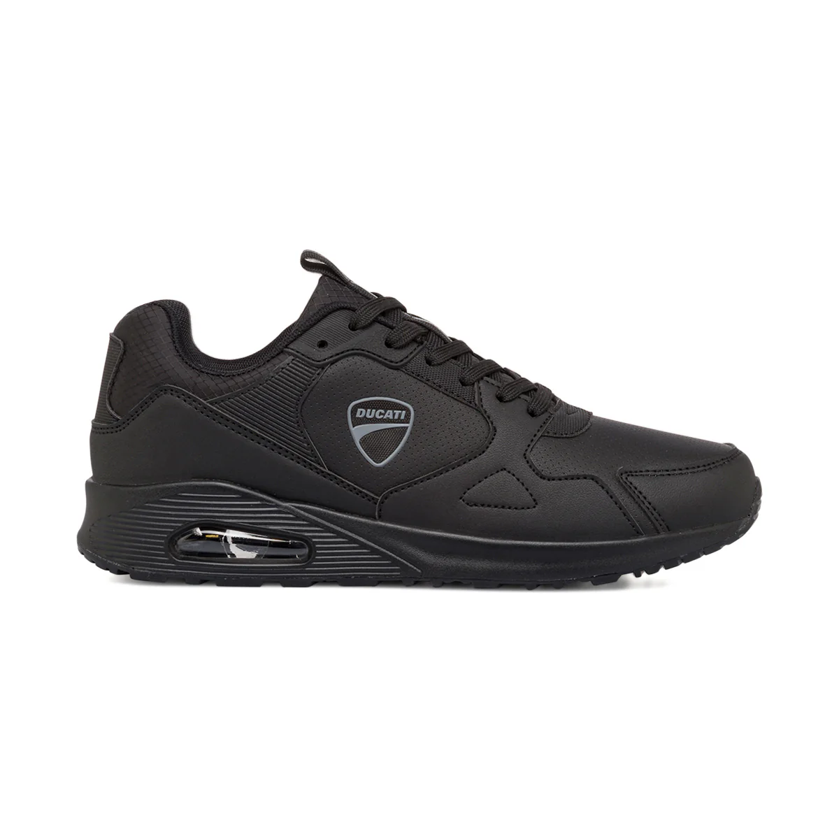 Scarpe da Ginnastica Nere da Uomo con logo laterale Ducati