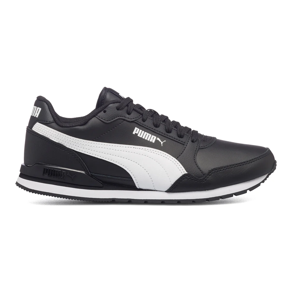 Scarpe da ginnastica nere da uomo con logo laterale Puma ST Runner v3 L