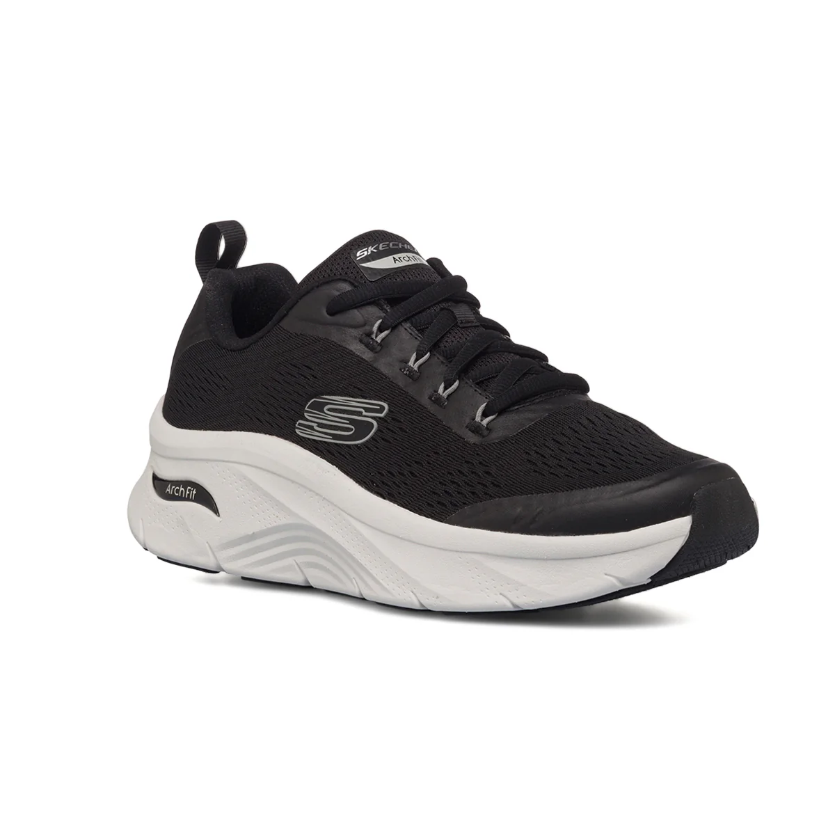 Scarpe da ginnastica nere da uomo con soletta Arch-Fit Skechers D'Lux - Sumner - Image 2