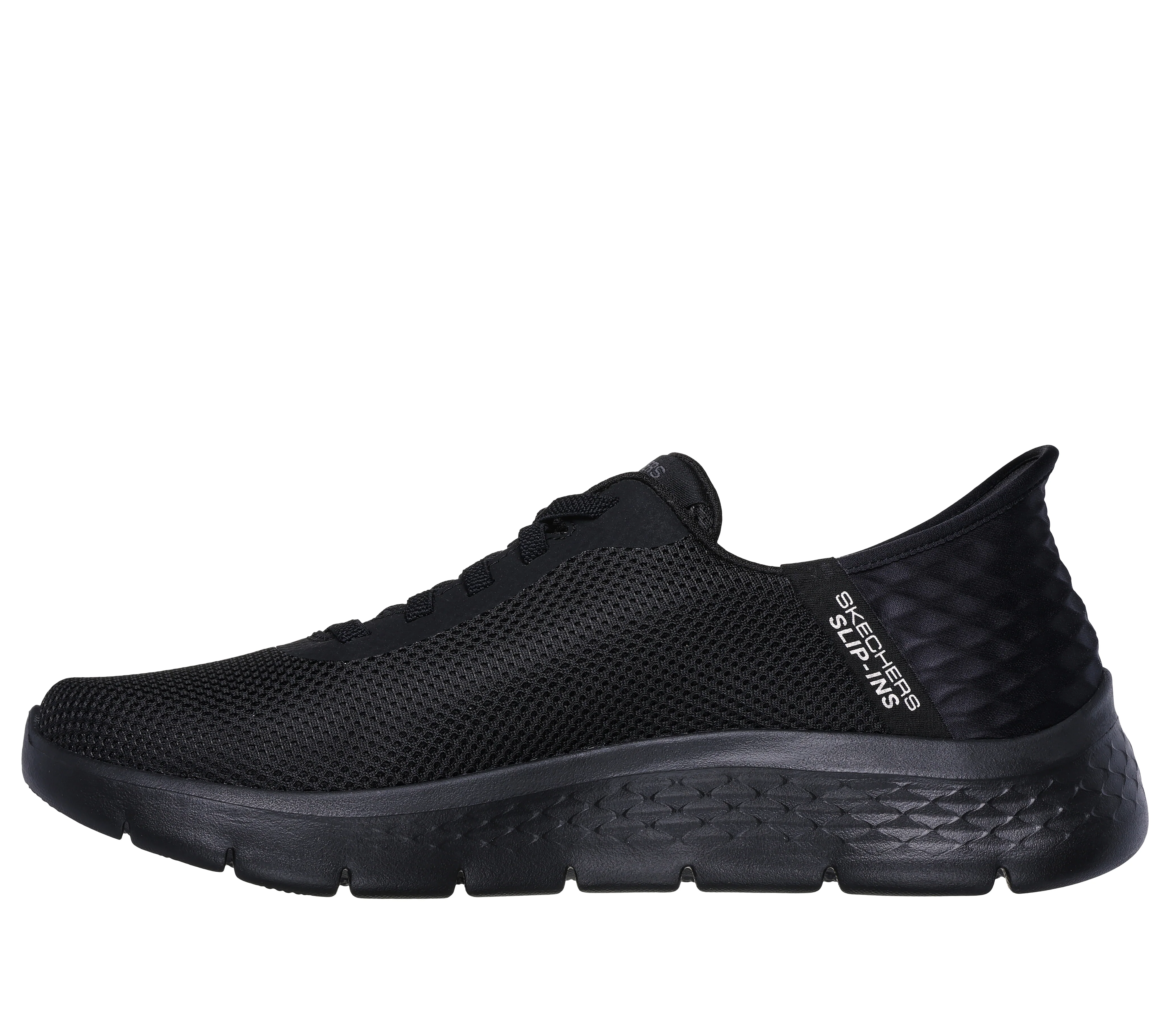 Scarpe da ginnastica nere da uomo con soletta Memory Foam Skechers GO WALK Flex - Hands Up - Image 4