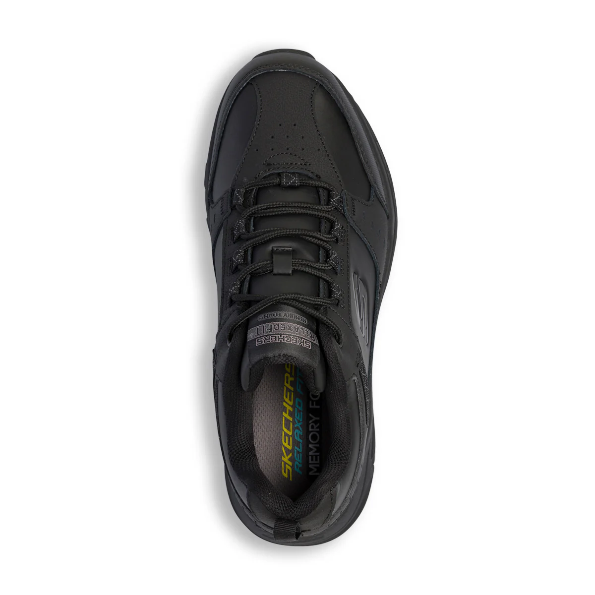 Scarpe da ginnastica nere da uomo con soletta Memory Foam Skechers Oak Canyon - Image 5