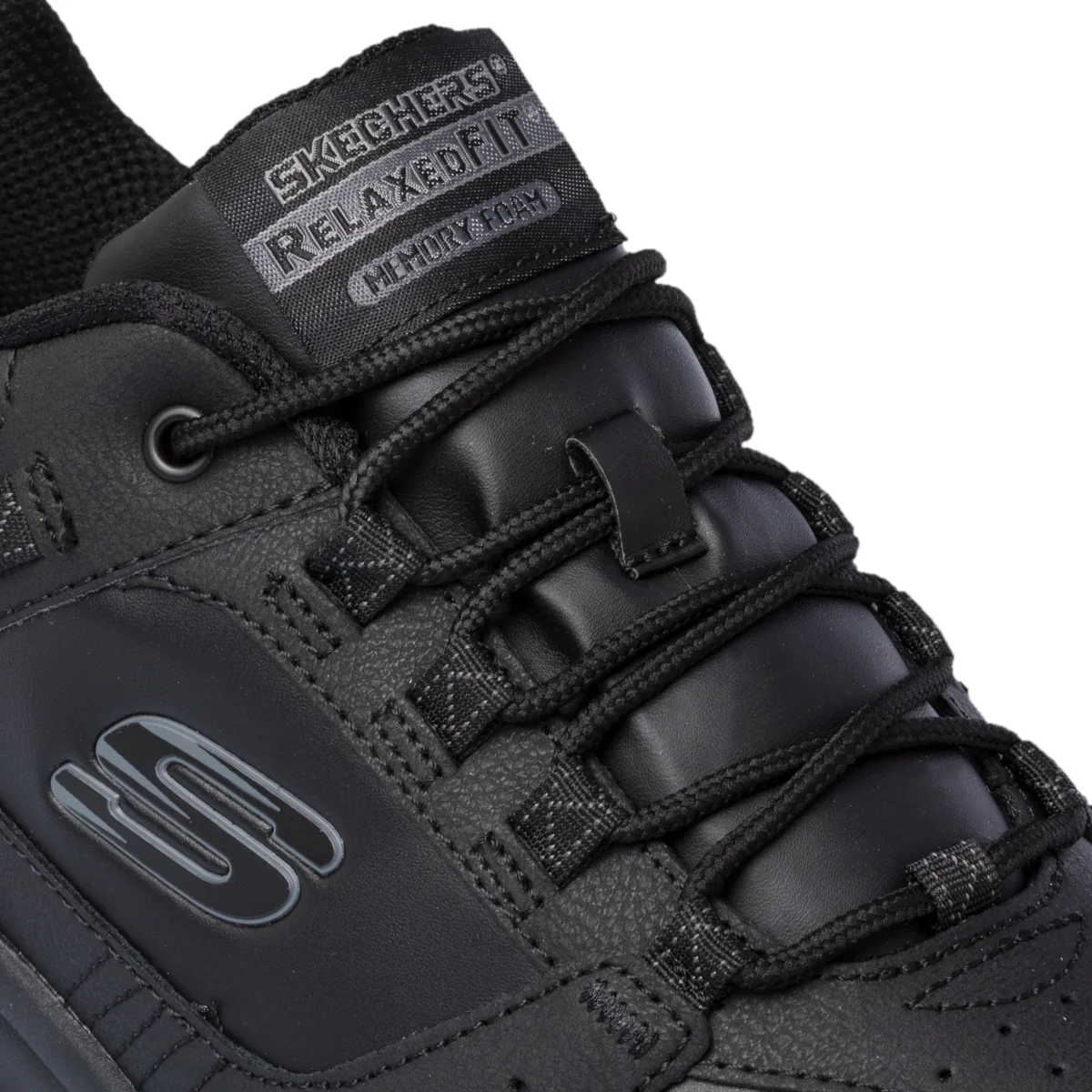 Scarpe da ginnastica nere da uomo con soletta Memory Foam Skechers Oak Canyon - Image 6